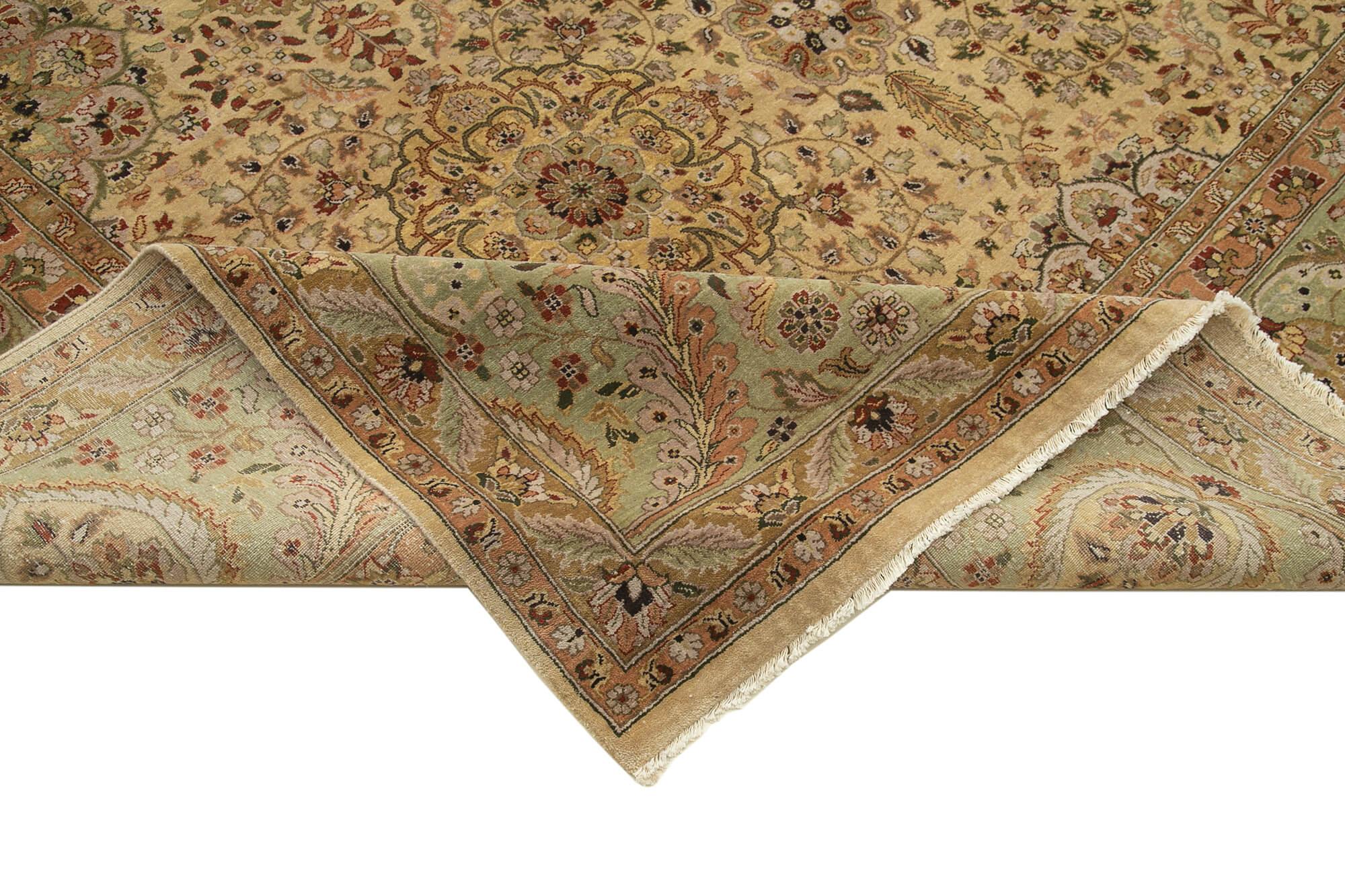 12 x 19 Brown Oushak Rug - 4124