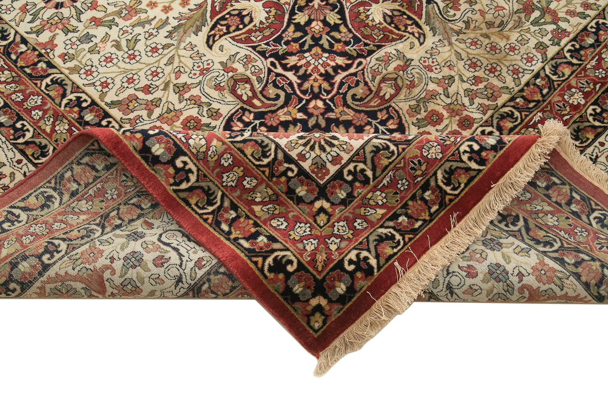 12 x 18 Beige Oushak Rug - 4125