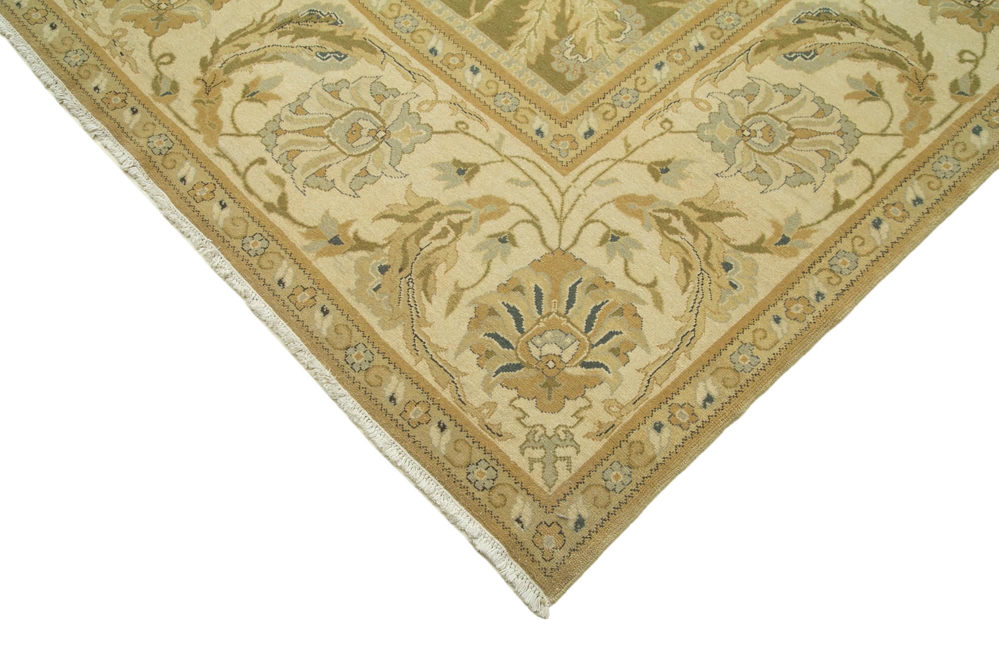 12 x 16 Beige Oushak Rug - 4126