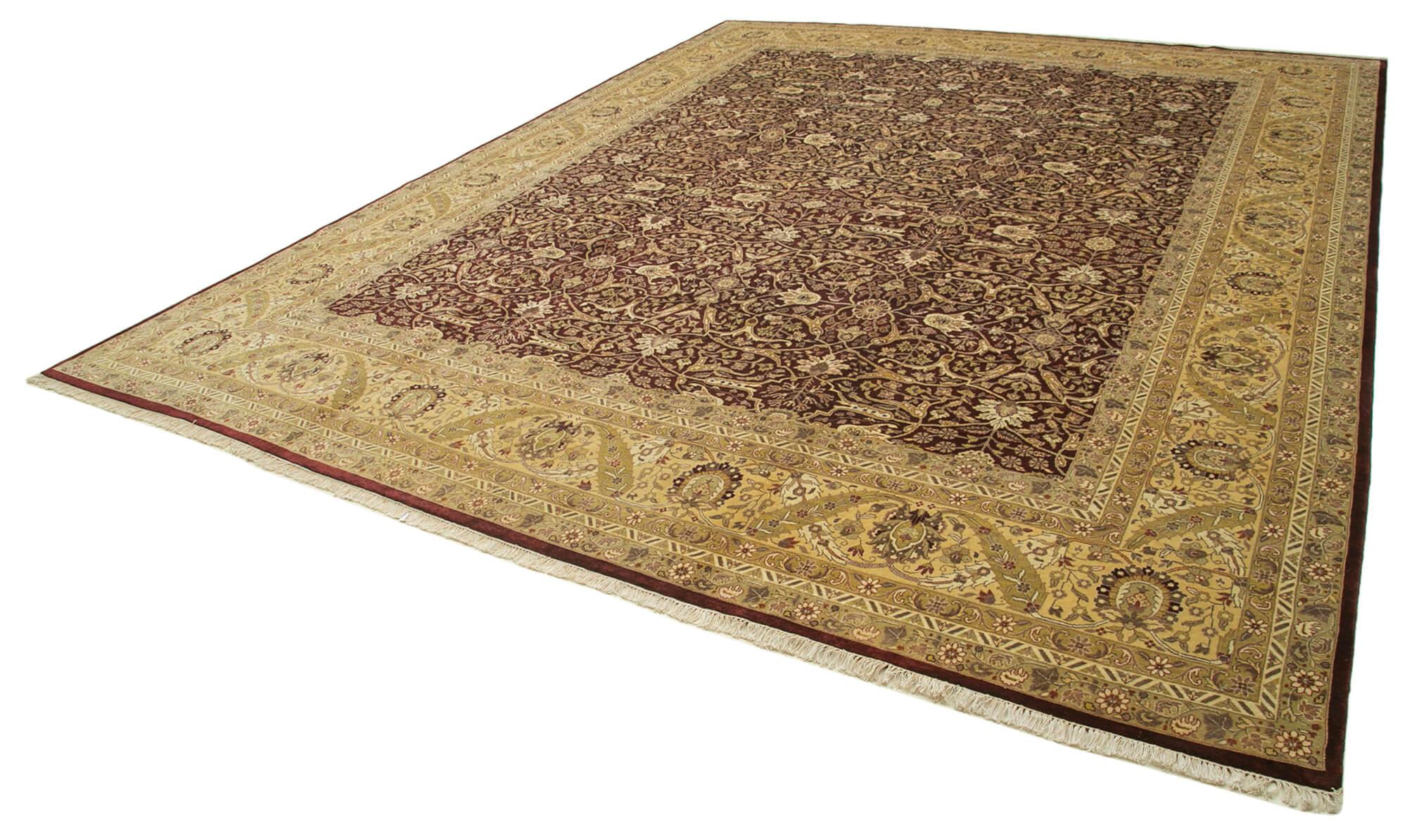 12 x 15 Yellow Oushak Rug - 4129