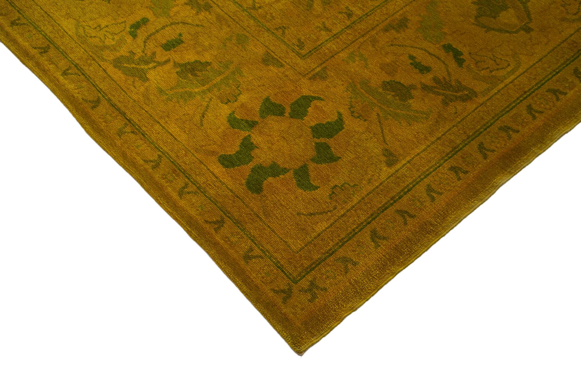 12 x 15 Yellow Oushak Rug - 4132