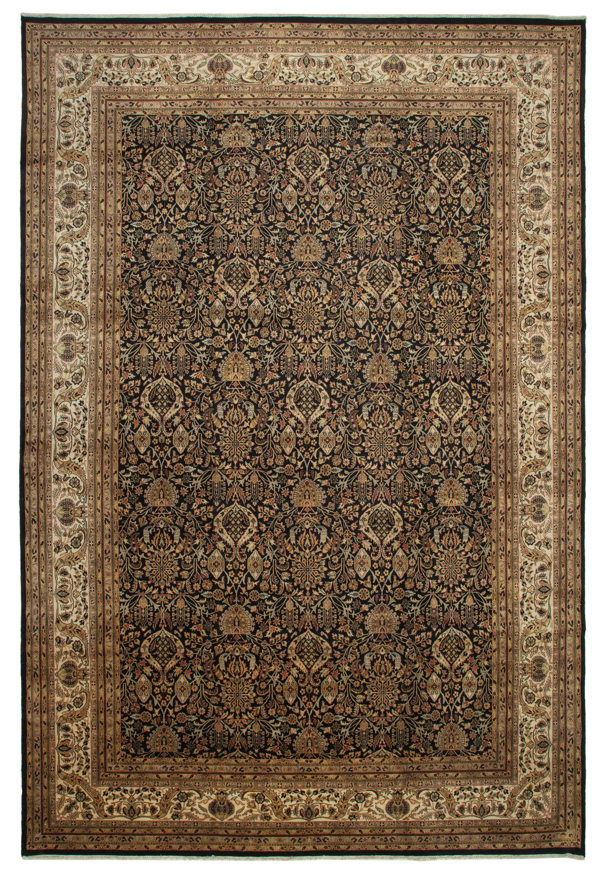 12 x 18 Beige Oushak Rug - 4134