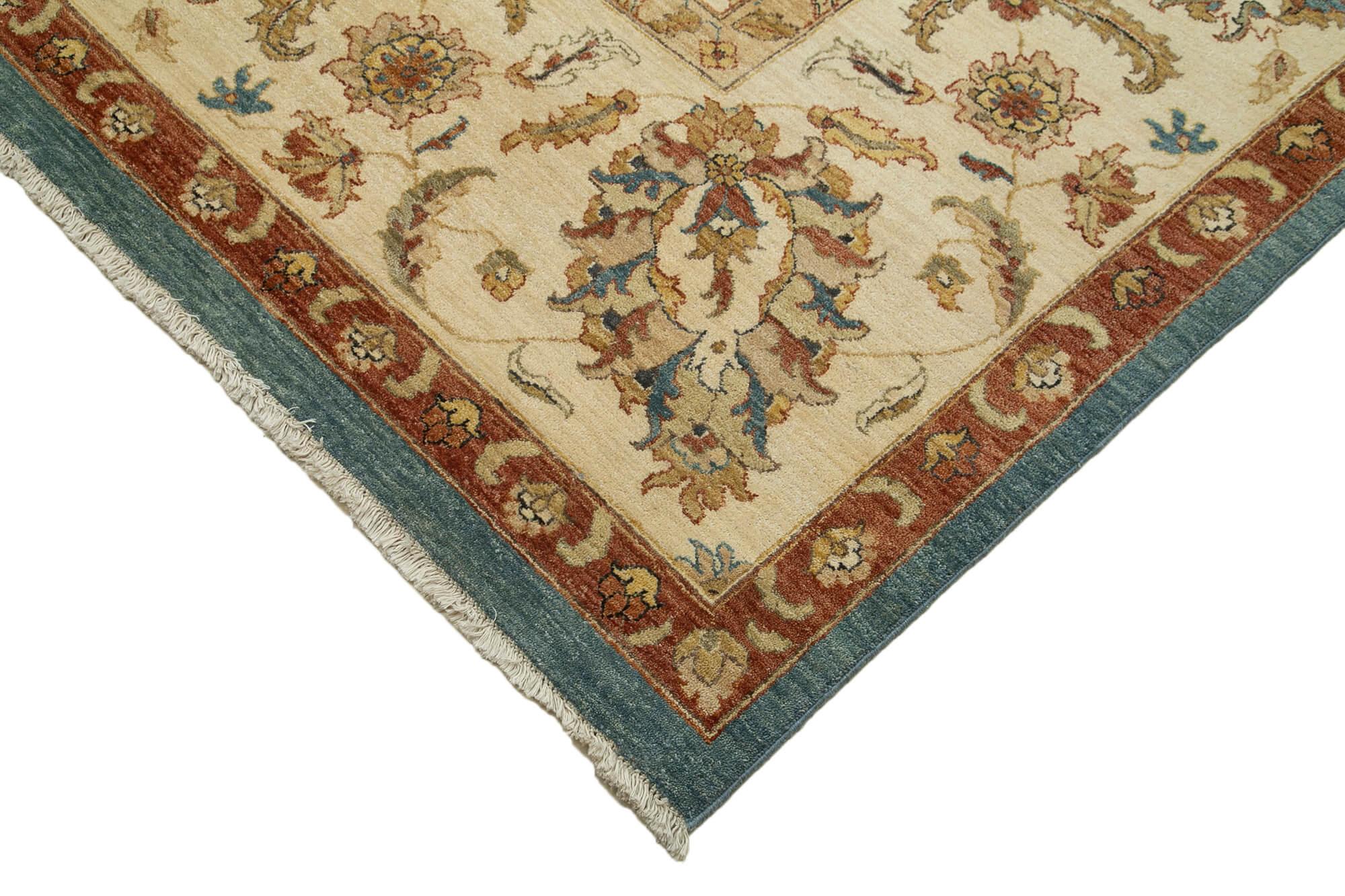 12 x 18 Beige Oushak Rug - 4135