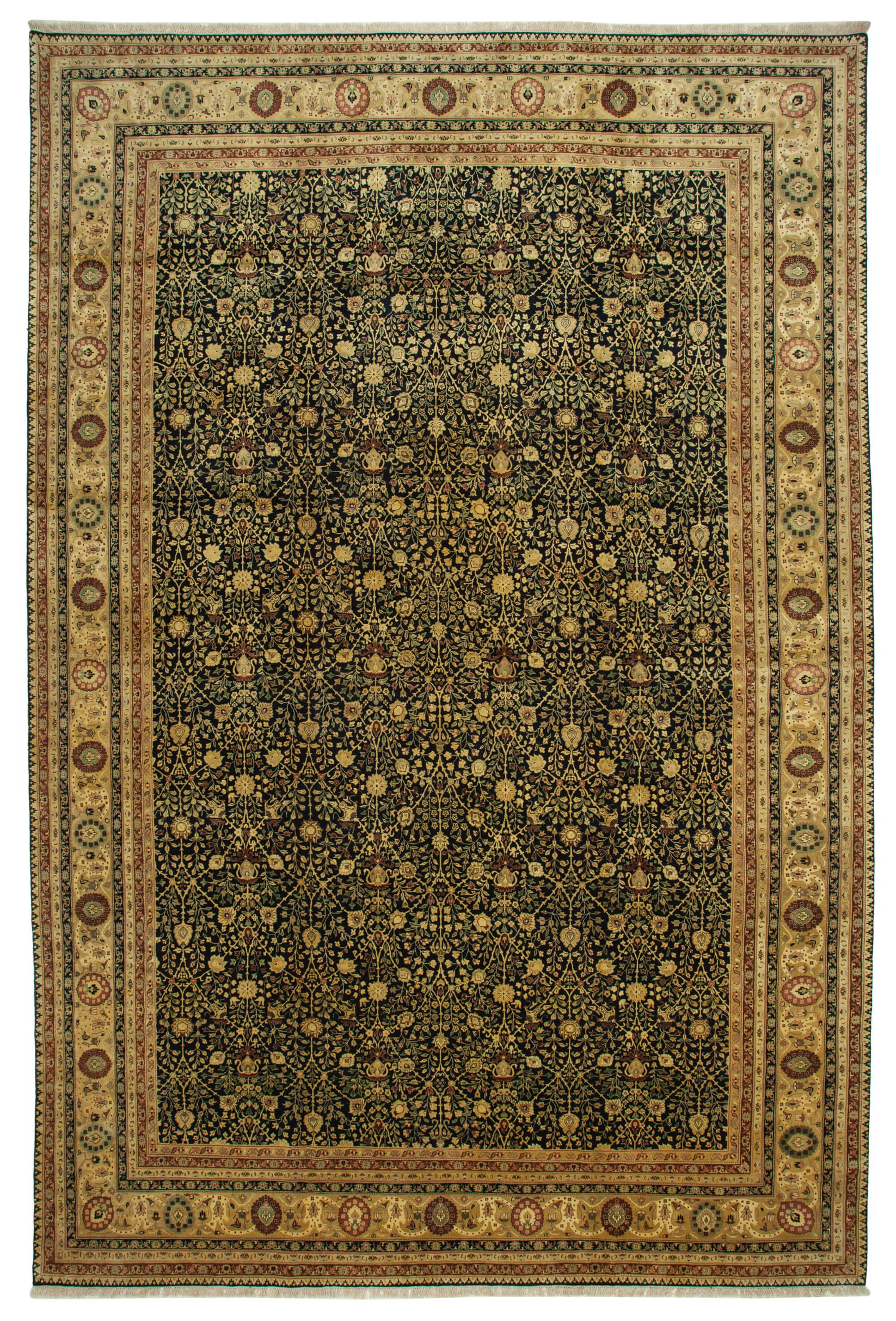 12 x 18 Yellow Oushak Rug - 4136