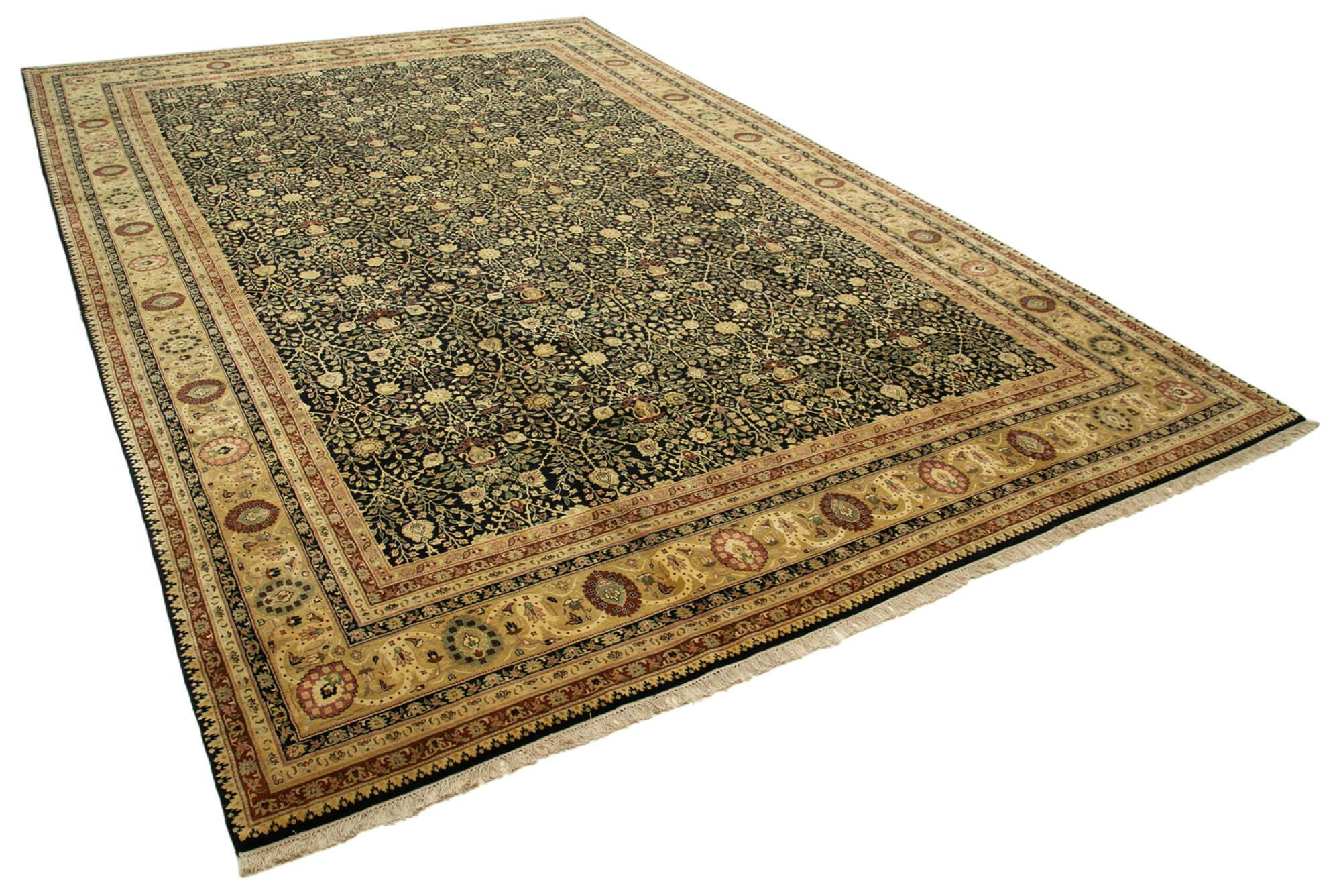 12 x 18 Yellow Oushak Rug - 4136