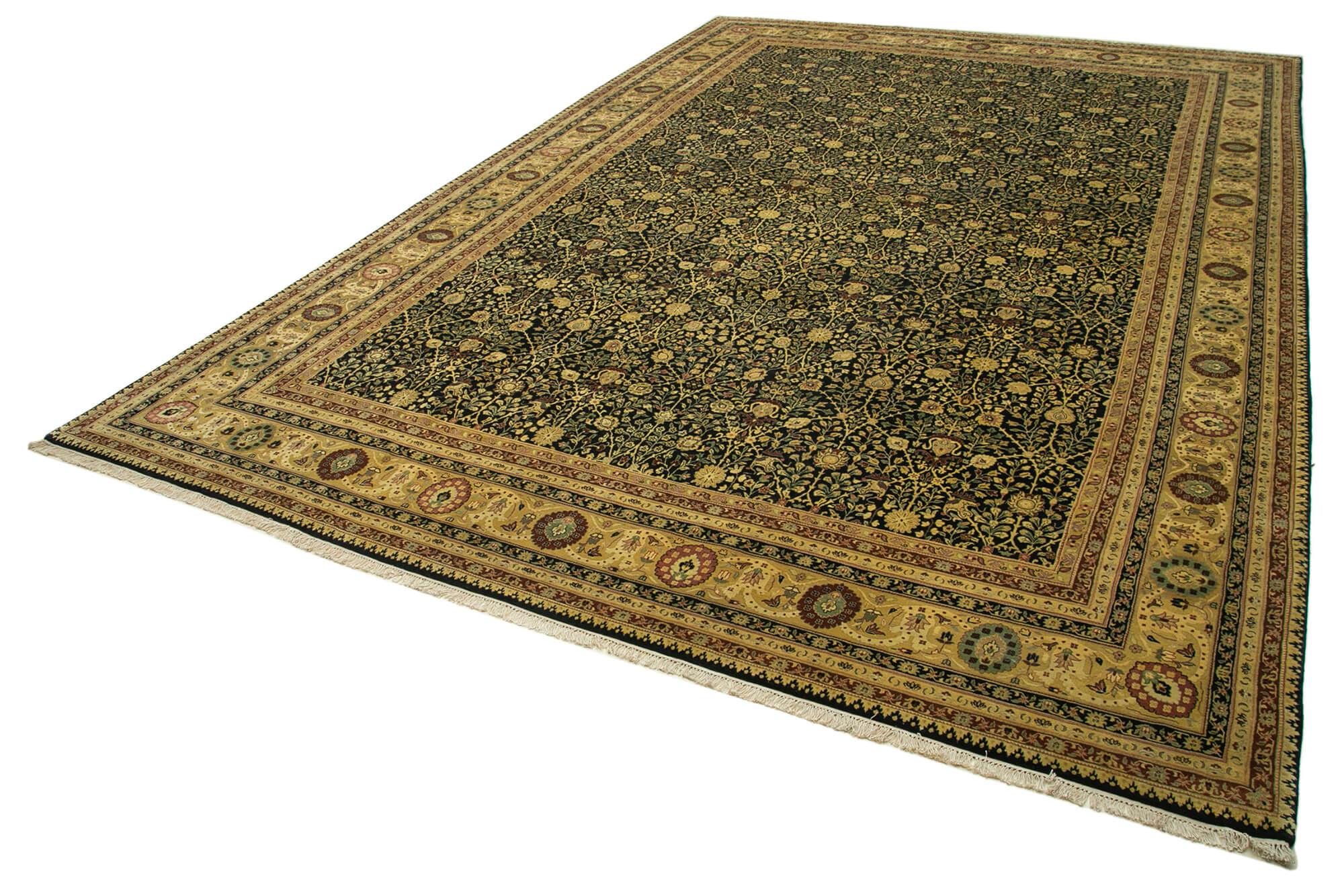 12 x 18 Yellow Oushak Rug - 4136