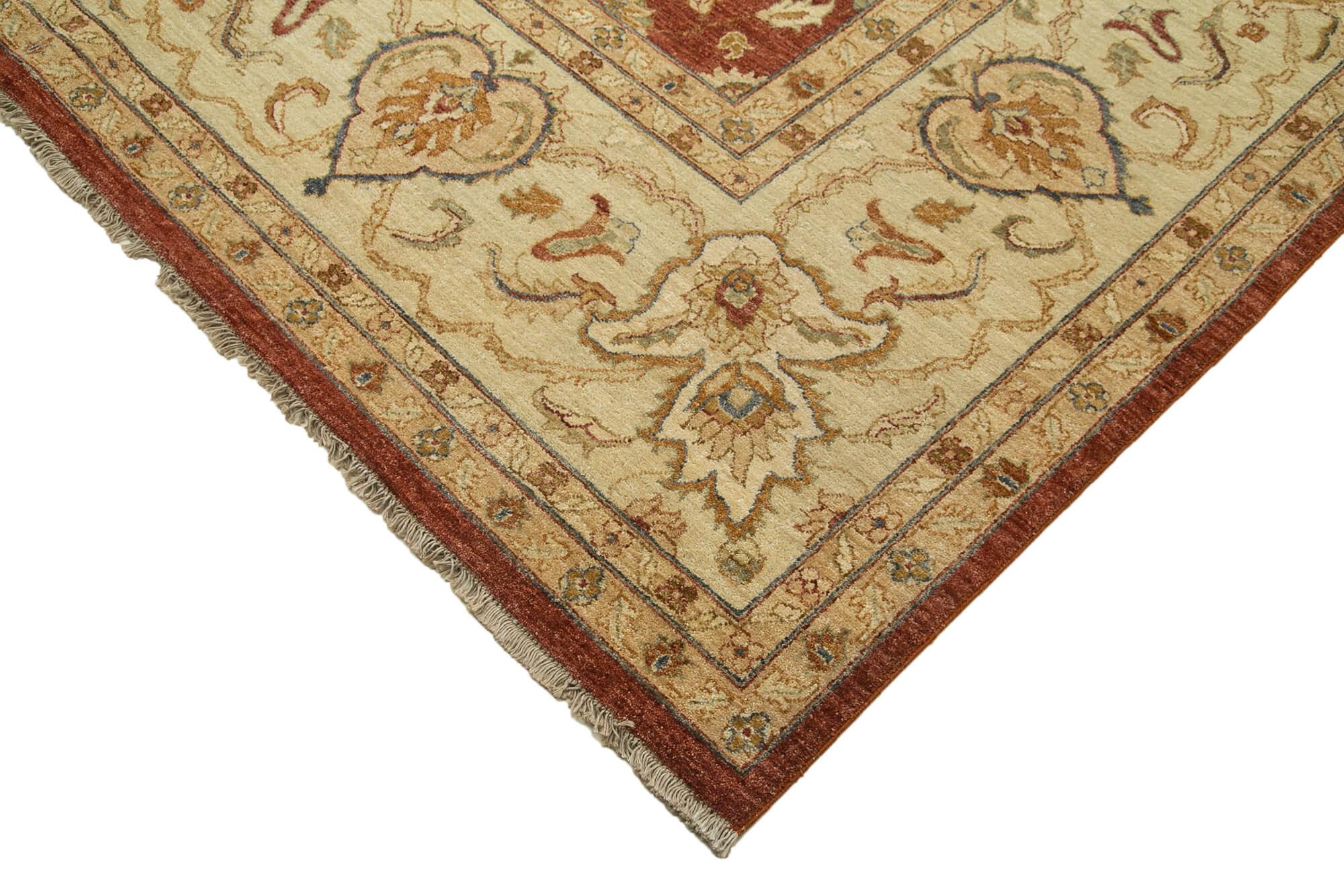 12 x 18 Beige Oushak Rug - 4139