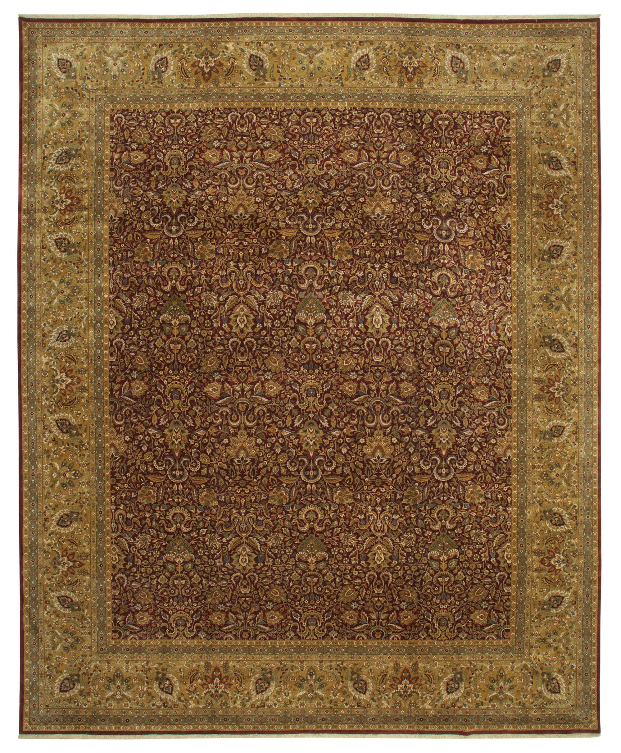 12 x 15 Red Oushak Rug - 4140