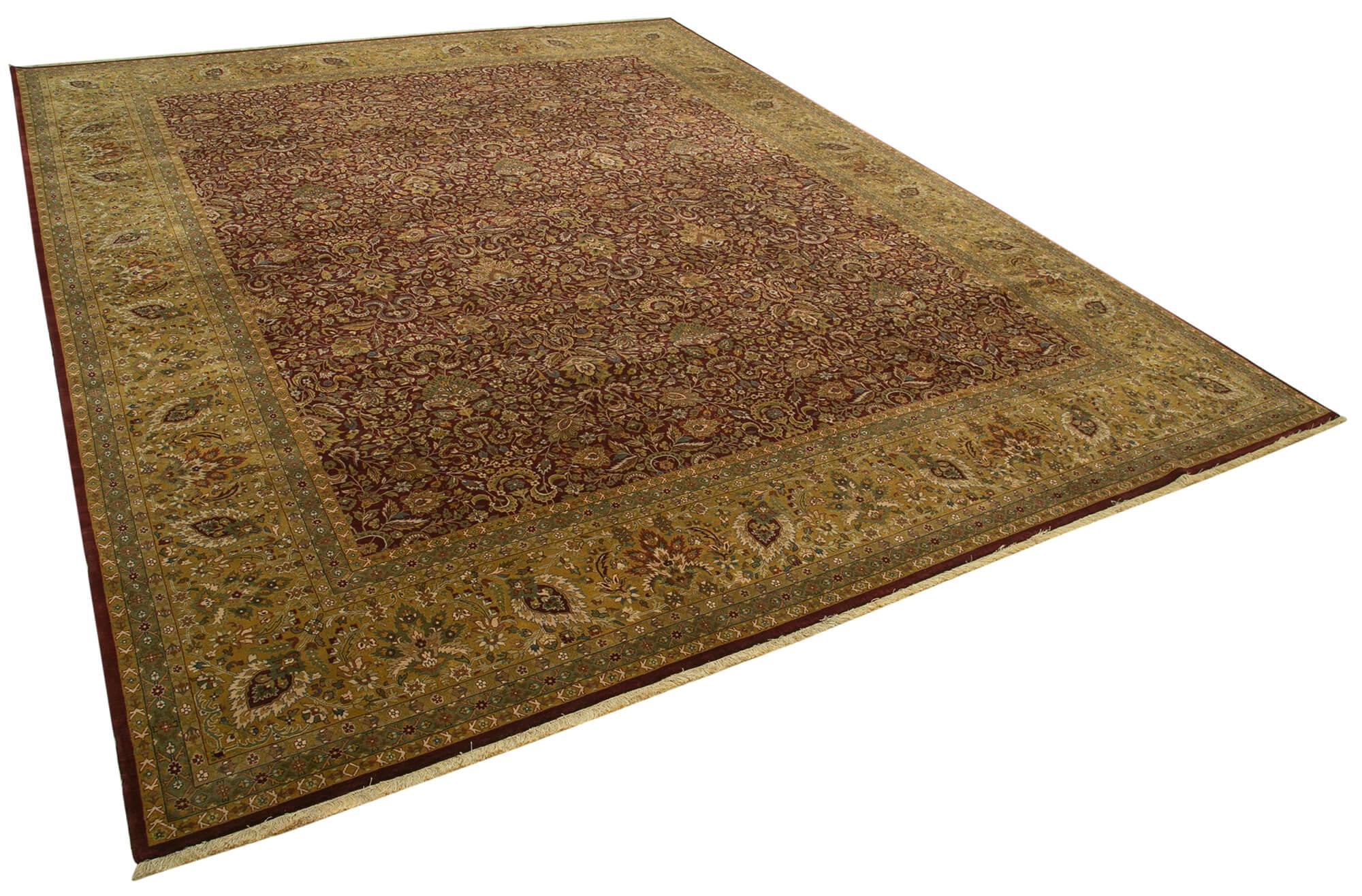 12 x 15 Red Oushak Rug - 4140