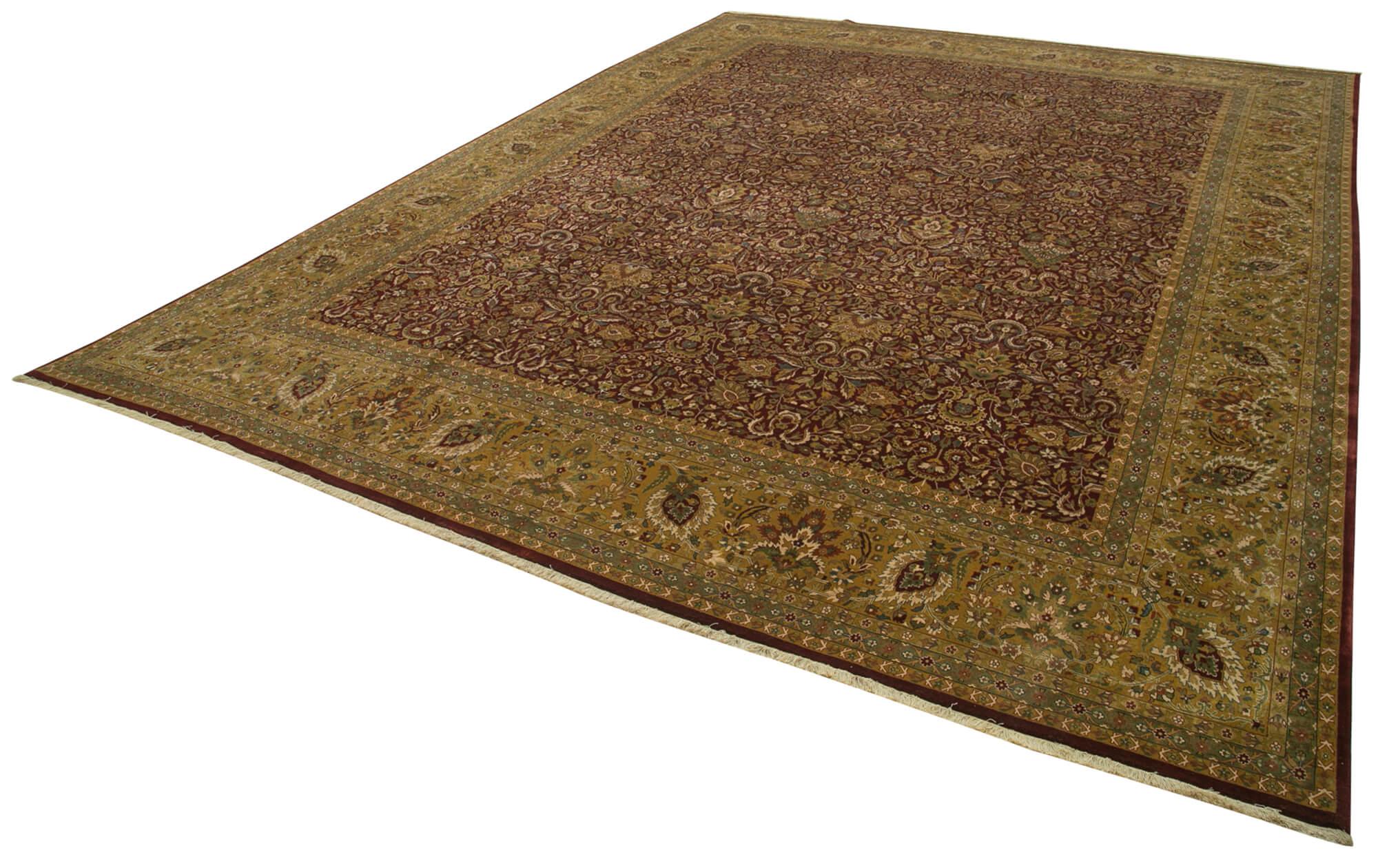 12 x 15 Red Oushak Rug - 4140