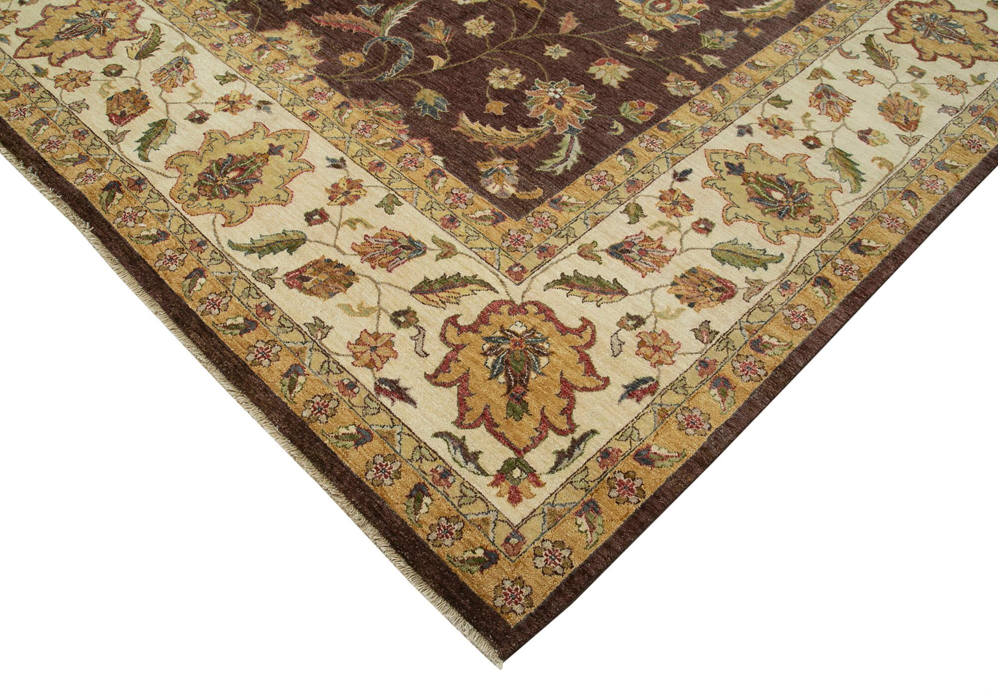 12 x 18 Beige Oushak Rug - 4141