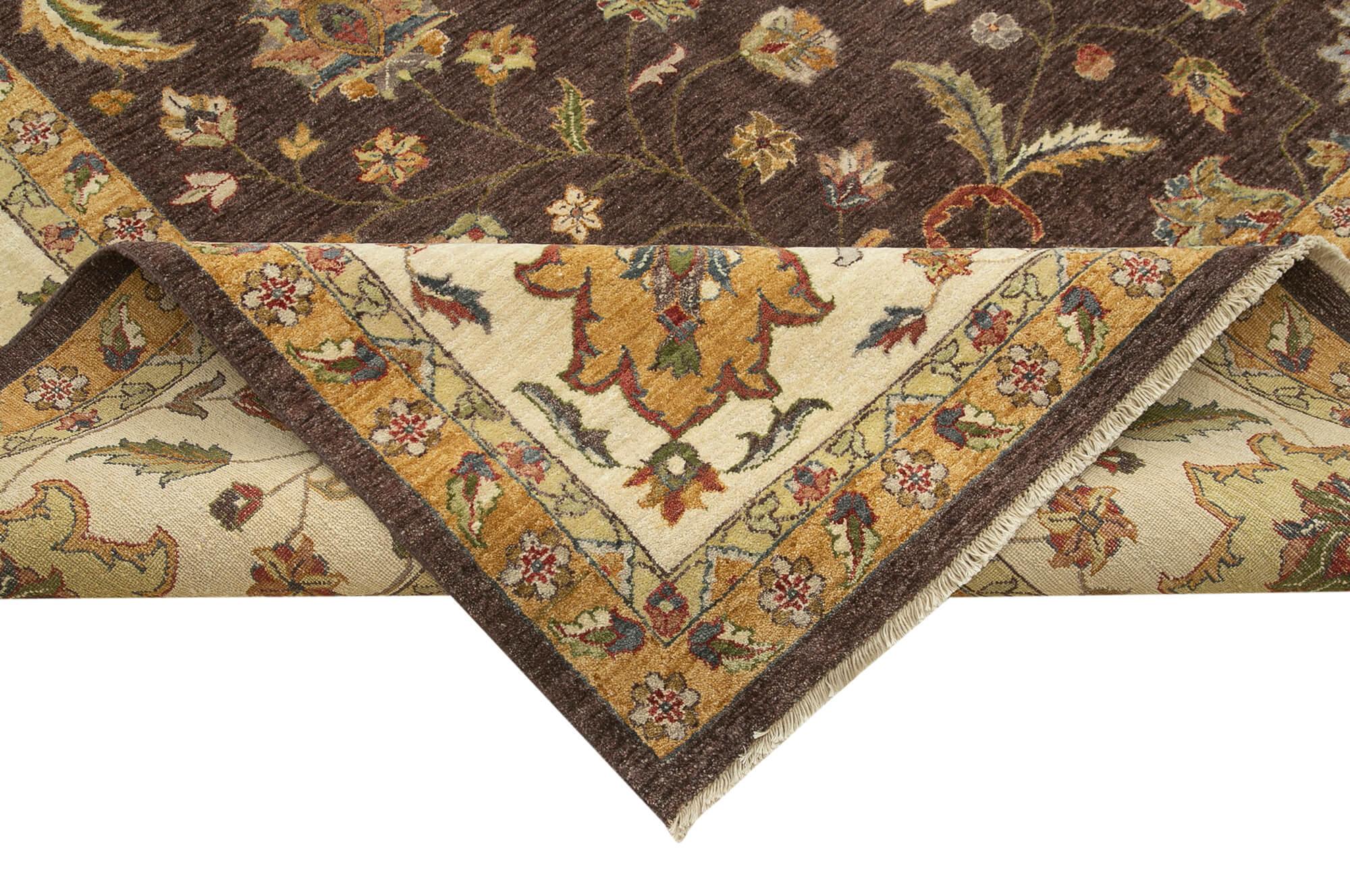 12 x 18 Beige Oushak Rug - 4141