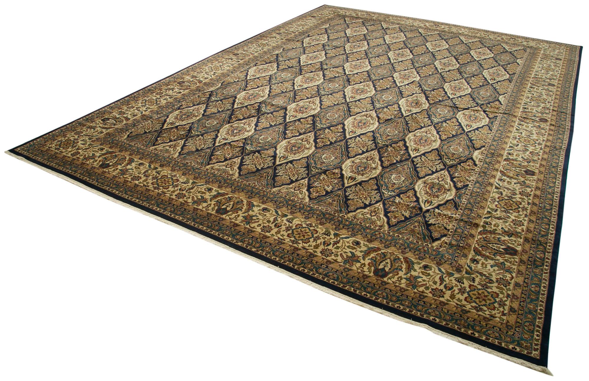 13 x 20 Beige Oushak Rug - 4144