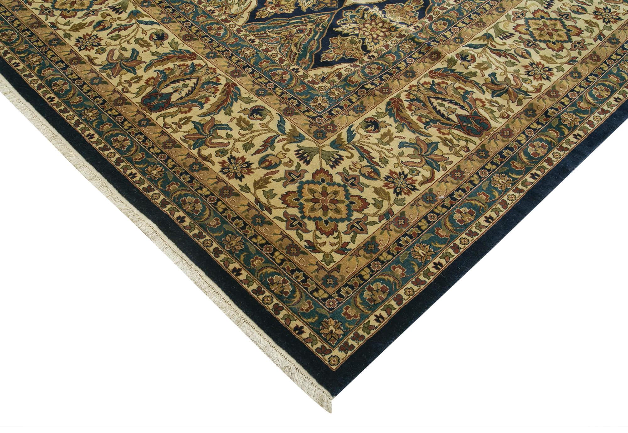 13 x 20 Beige Oushak Rug - 4144