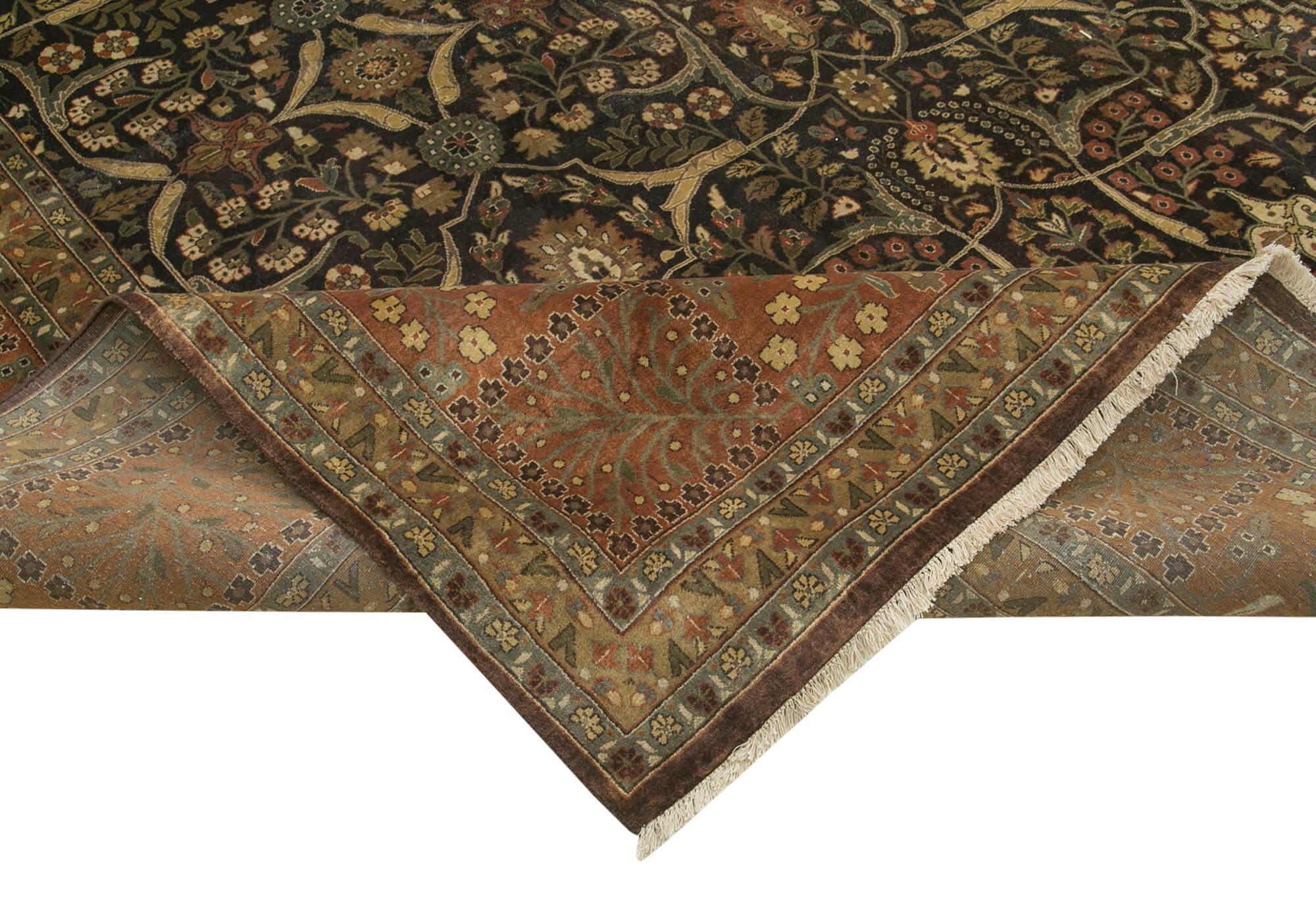 12 x 16 Brown Oushak Rug - 4145