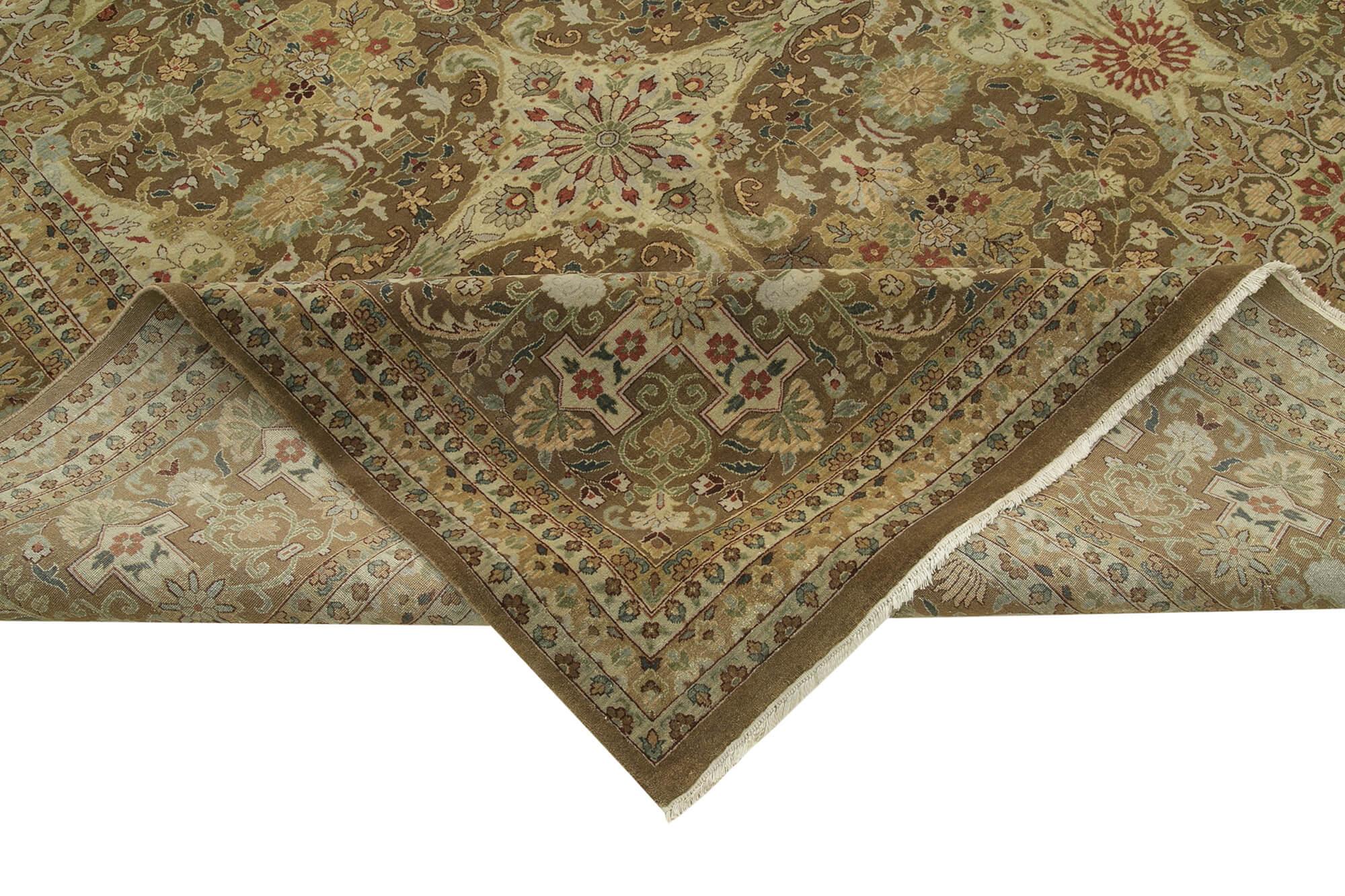 11 x 18 Brown Oushak Rug - 4149