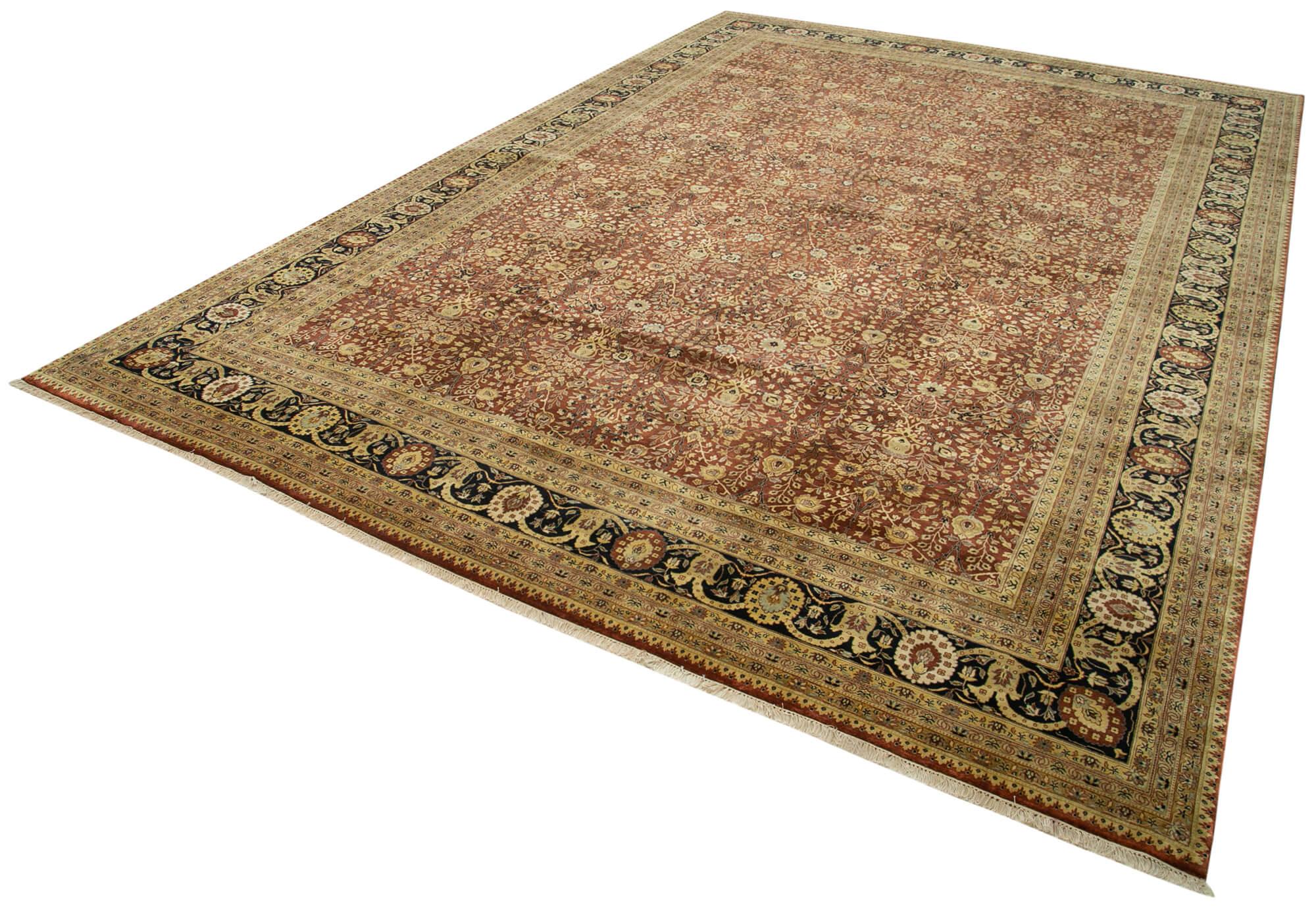 12 x 18 Beige Oushak Rug - 4156