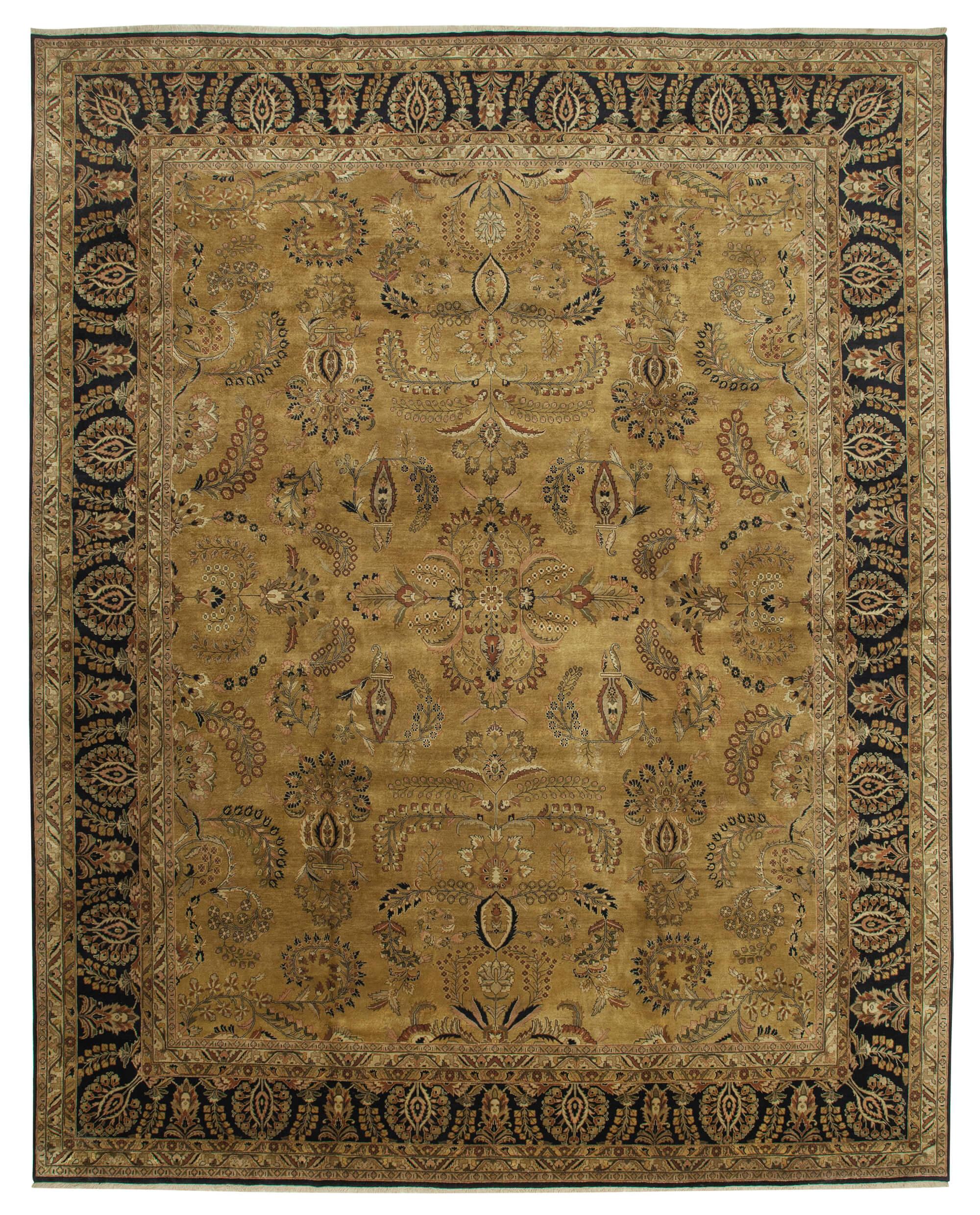 12 x 15 Beige Oushak Rug - 4162