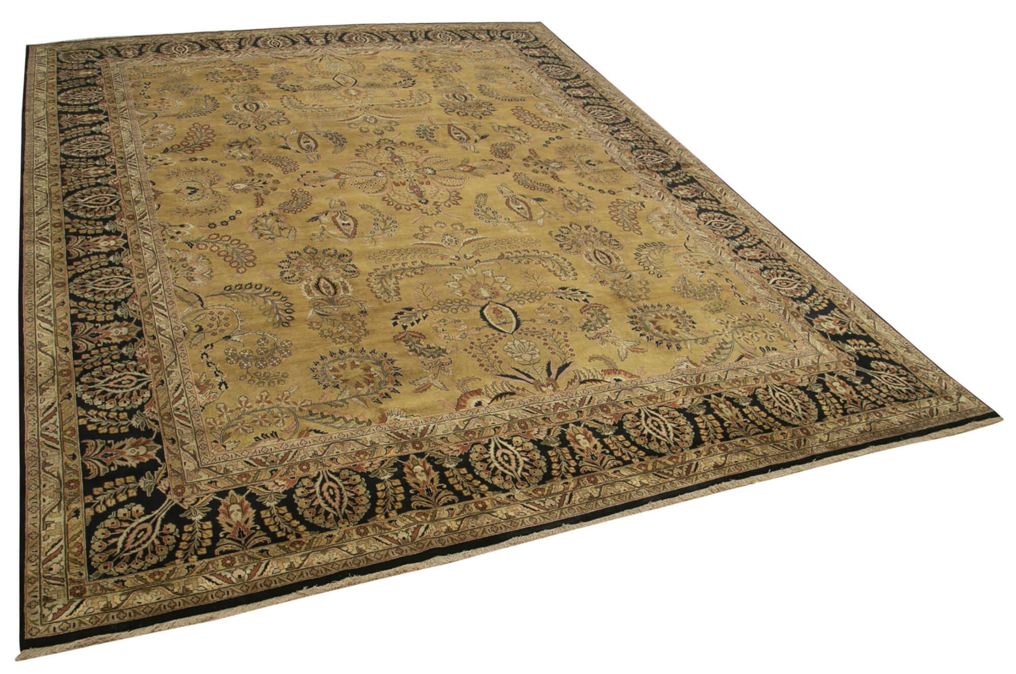 12 x 15 Beige Oushak Rug - 4162