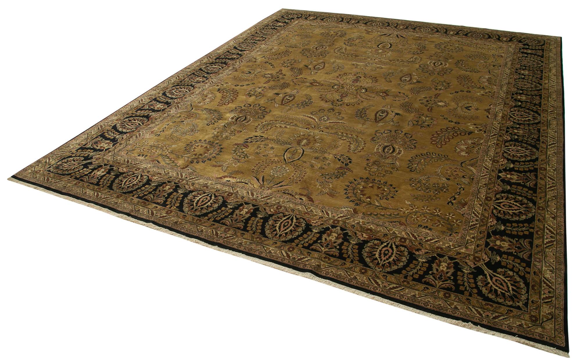 12 x 15 Beige Oushak Rug - 4162