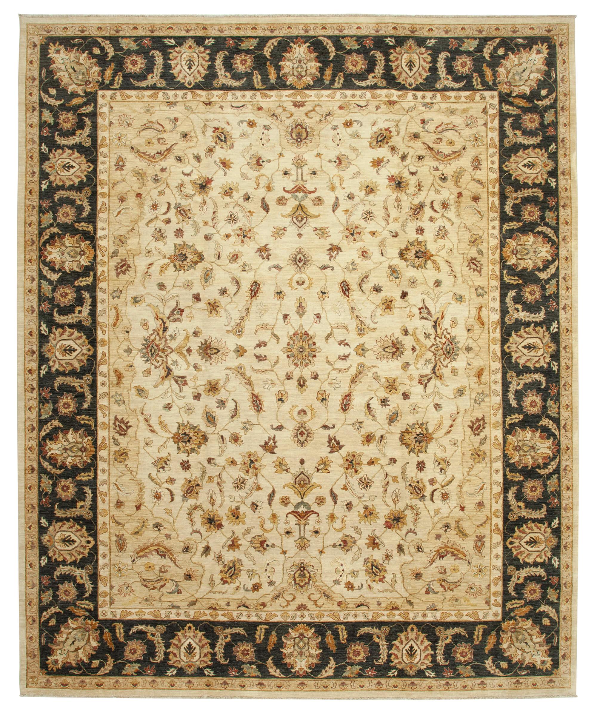 12 x 15 Beige Oushak Rug - 4164