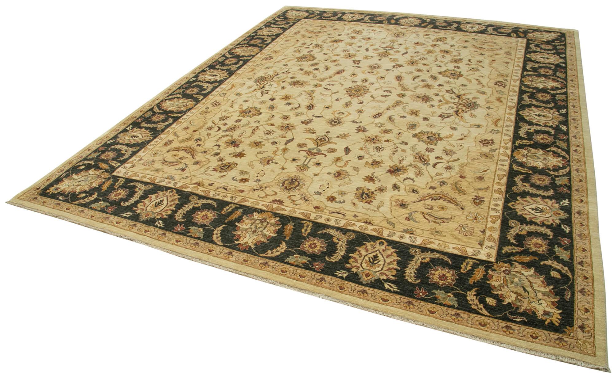 12 x 15 Beige Oushak Rug - 4164