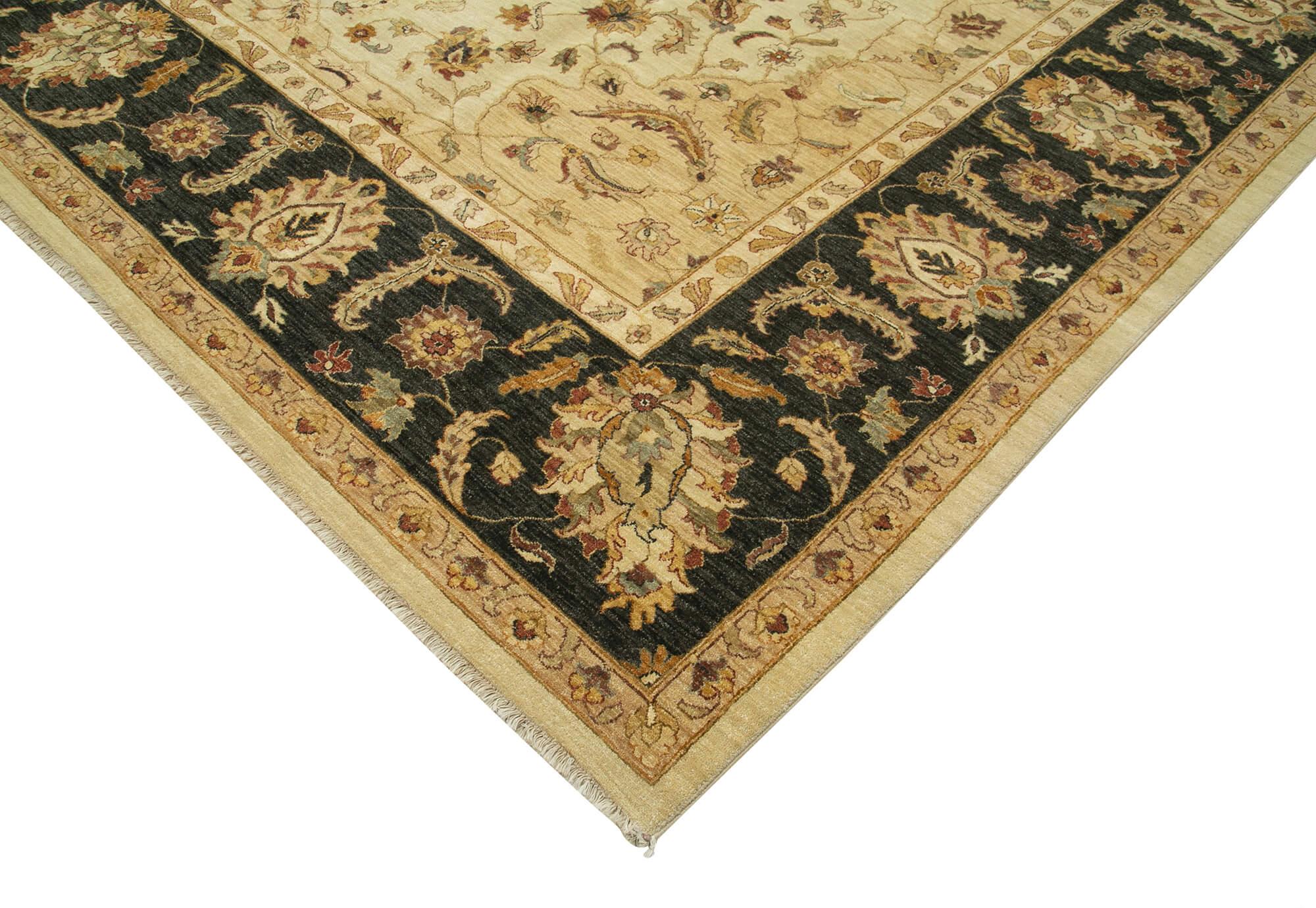 12 x 15 Beige Oushak Rug - 4164