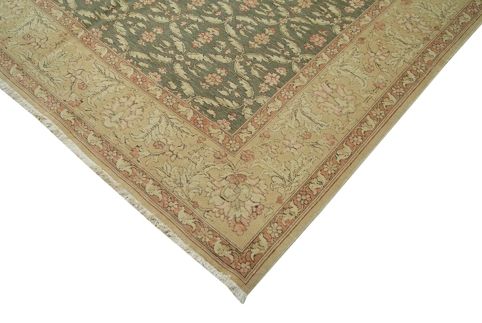 12 x 15 Beige Oushak Rug - 4165