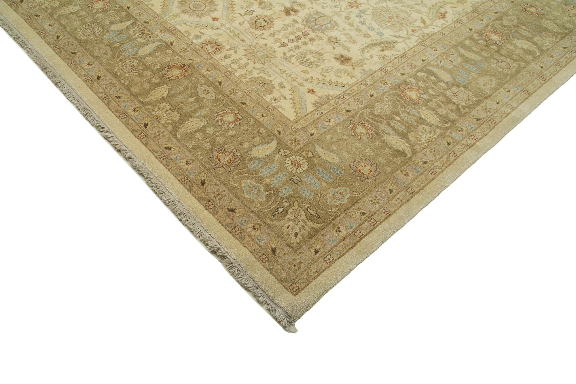 12 x 18 Beige Oushak Rug - 4167