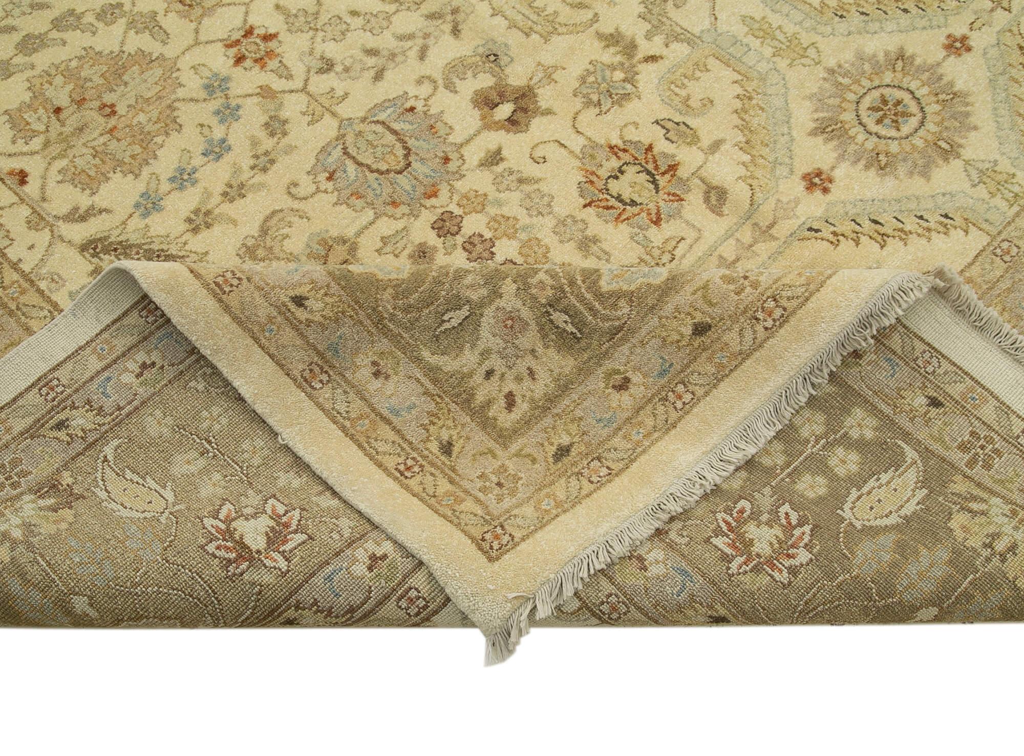 12 x 18 Beige Oushak Rug - 4167