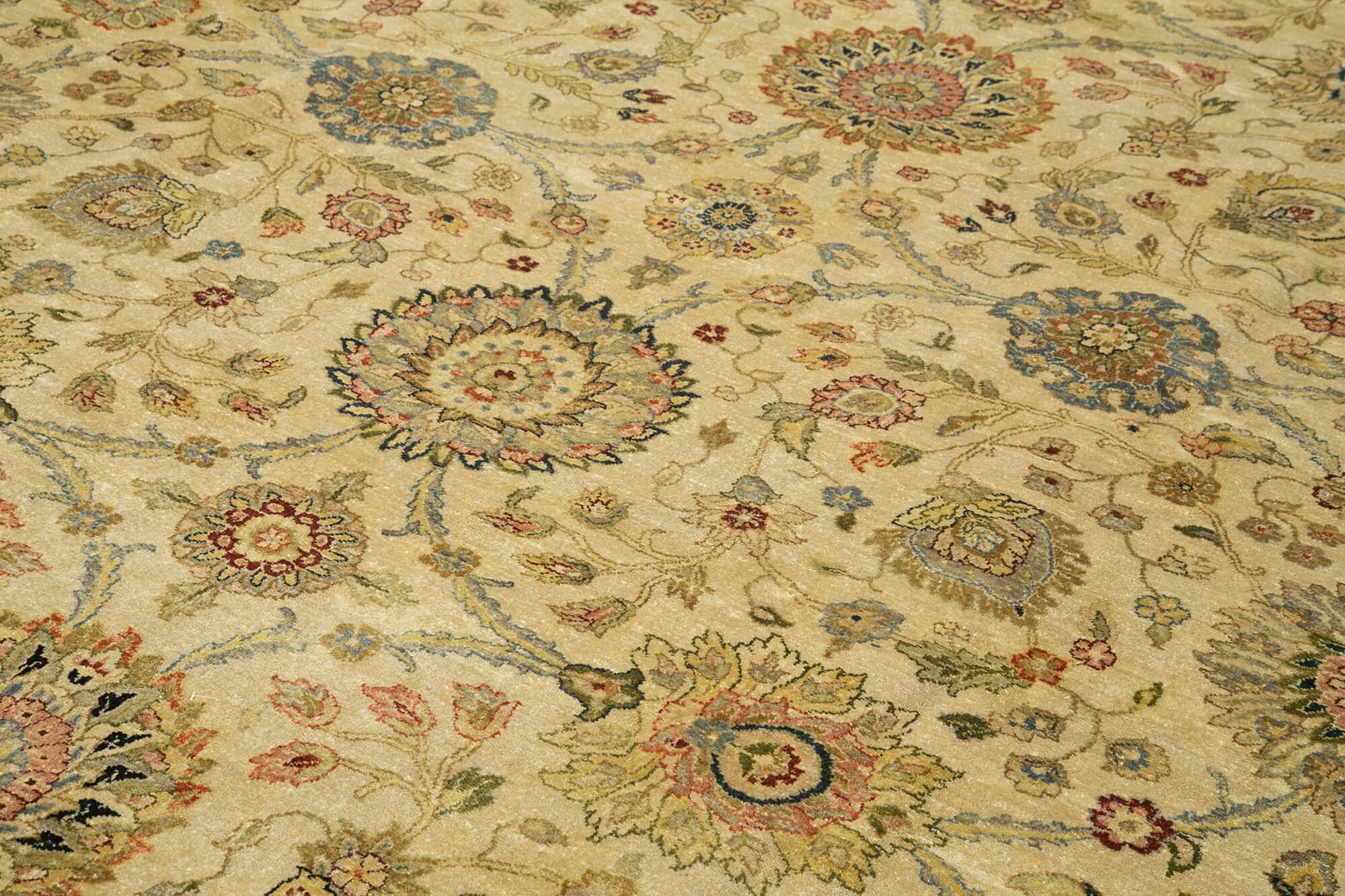 12 x 15 Beige Oushak Rug - 4169