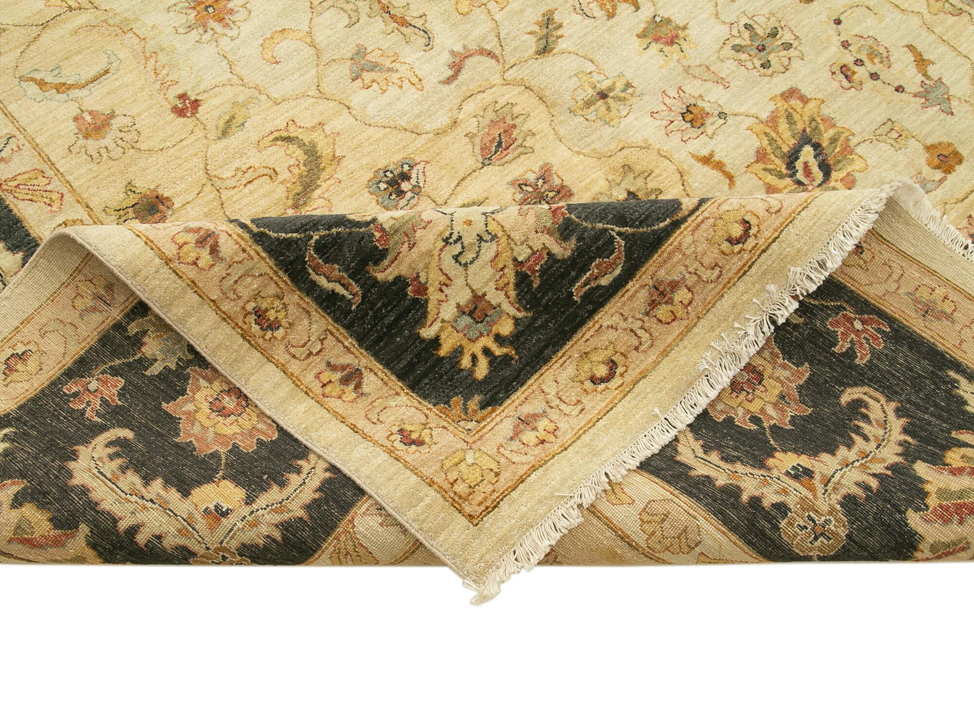 12 x 18 Beige Oushak Rug - 4172