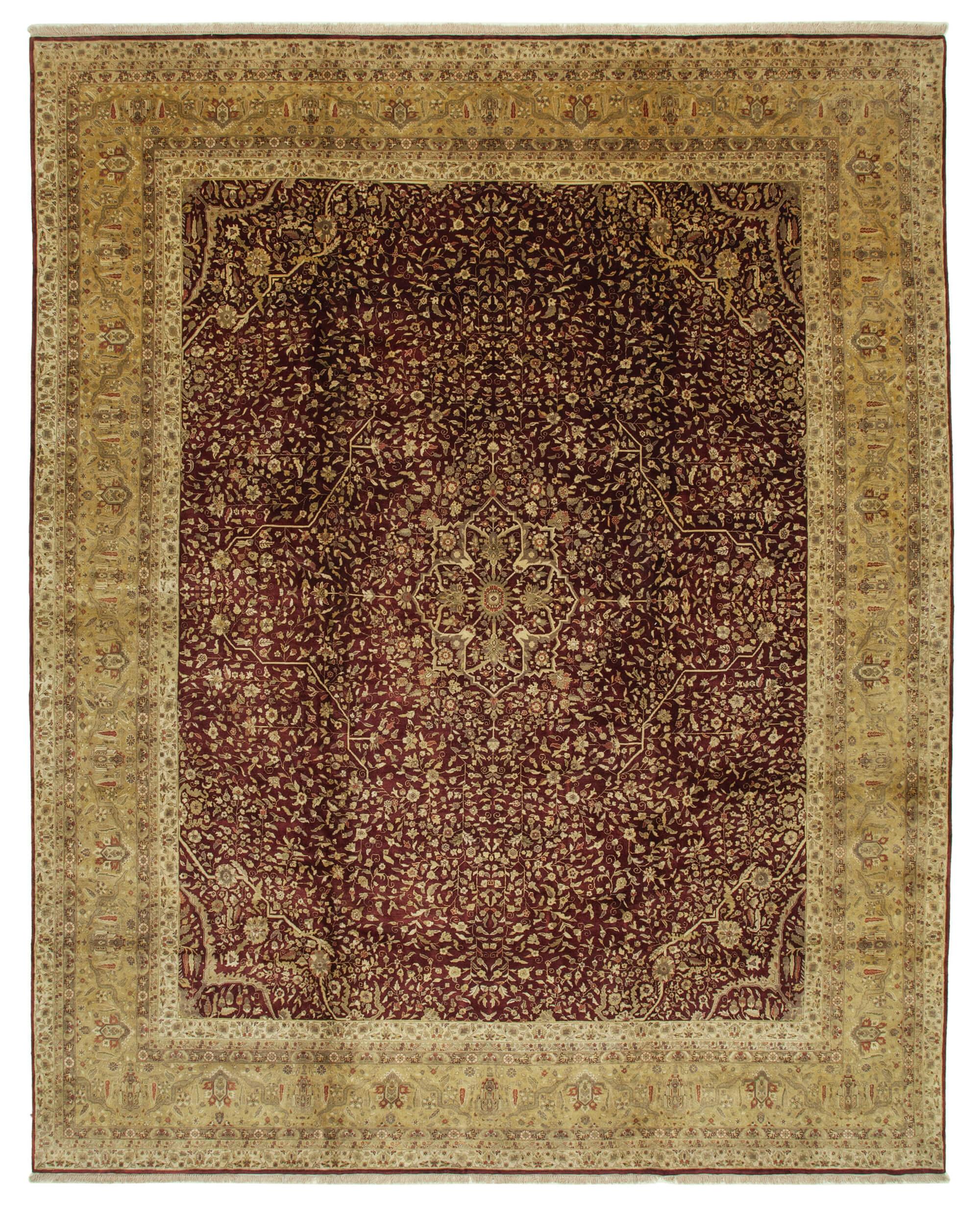 12 x 15 Red Oushak Rug - 4173