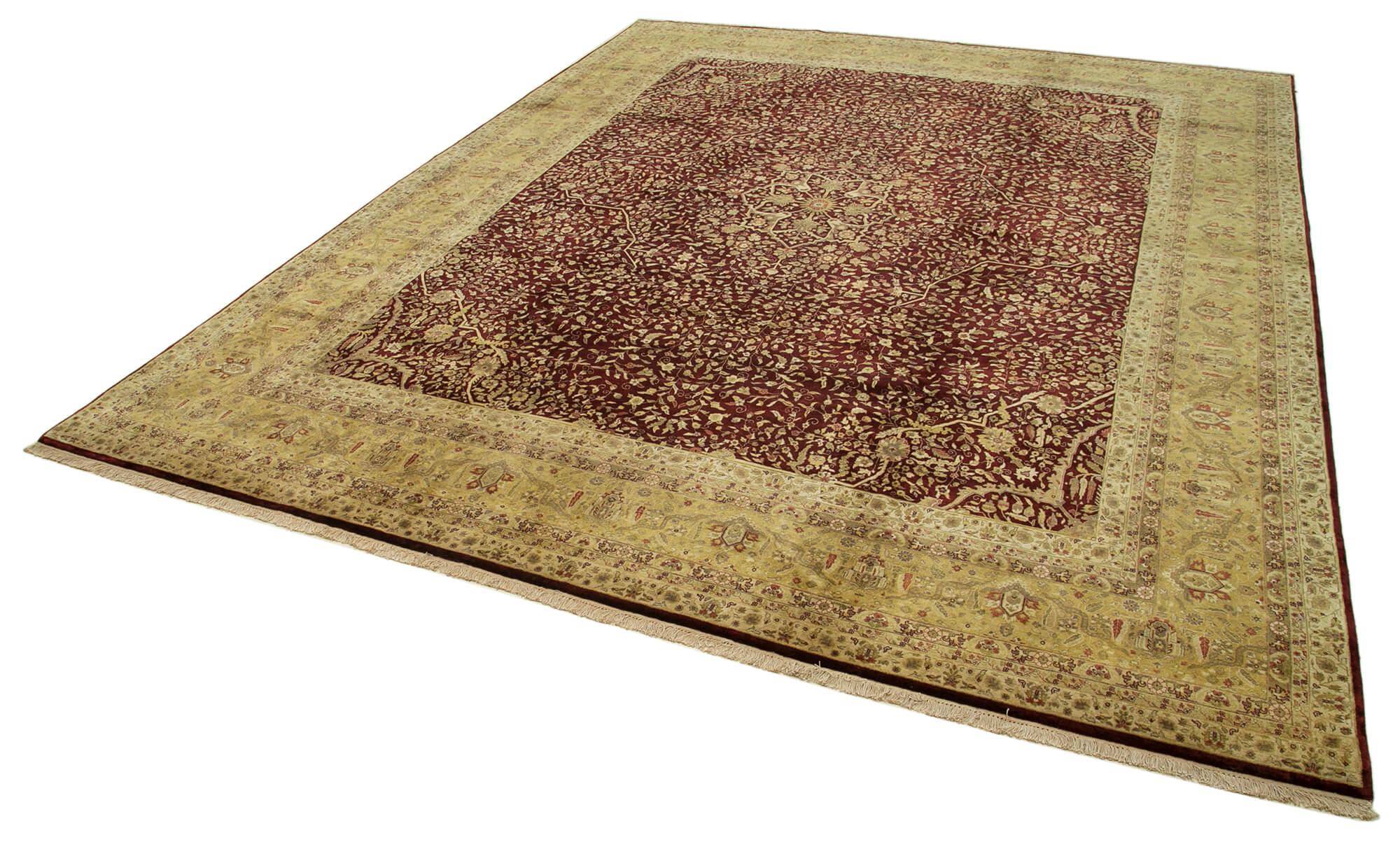 12 x 15 Red Oushak Rug - 4173