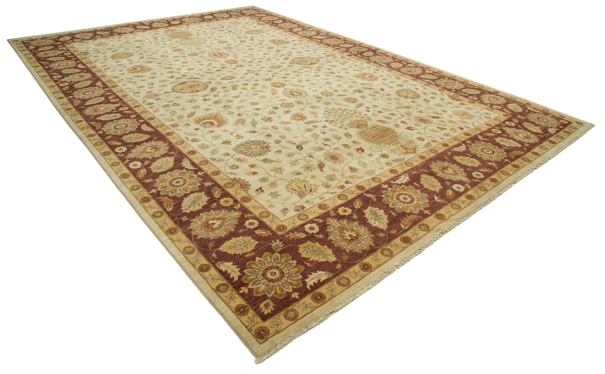 14 x 20 Beige Oushak Rug - 4174