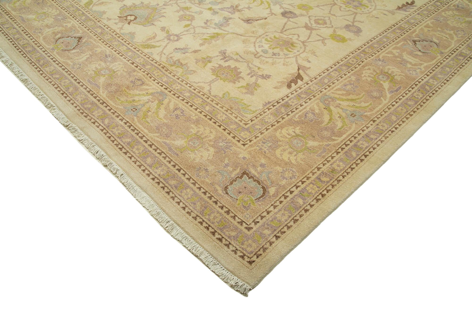 12 x 18 Beige Oushak Rug - 4175