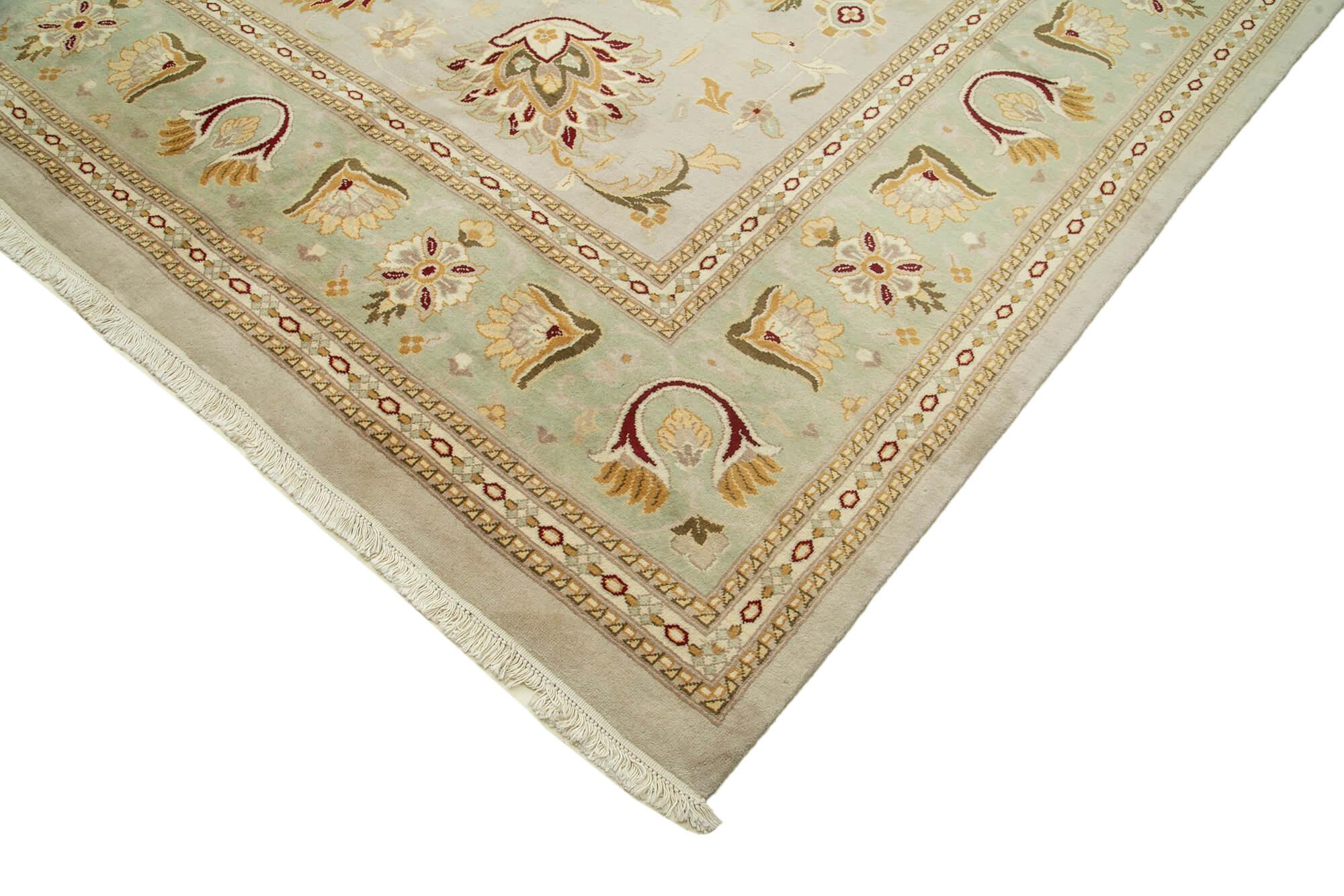 12 x 18 Beige Oushak Rug - 4176