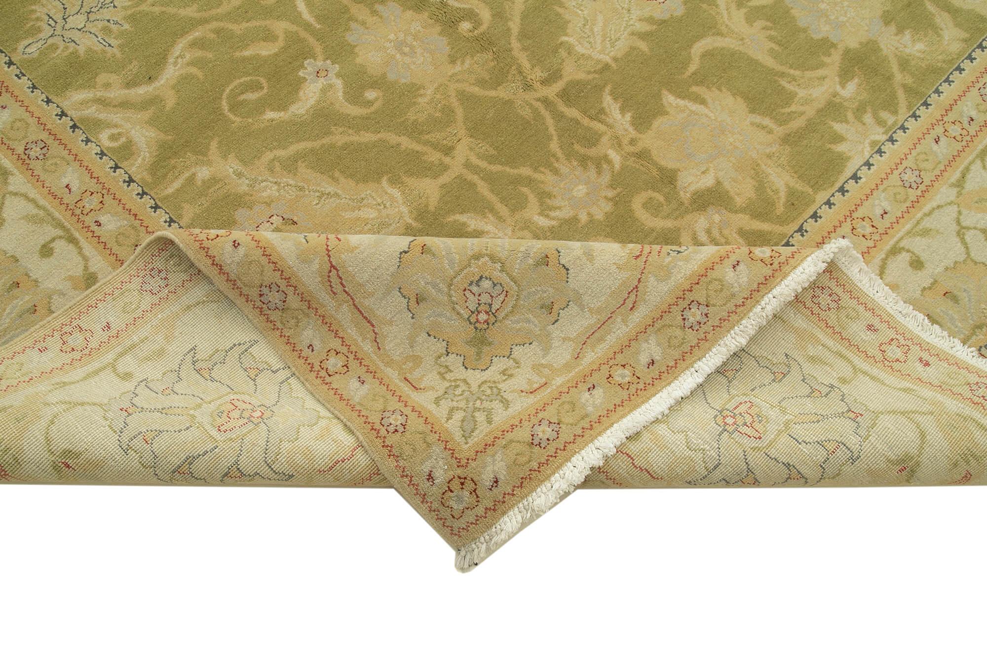 12 x 17 Beige Oushak Rug - 4177