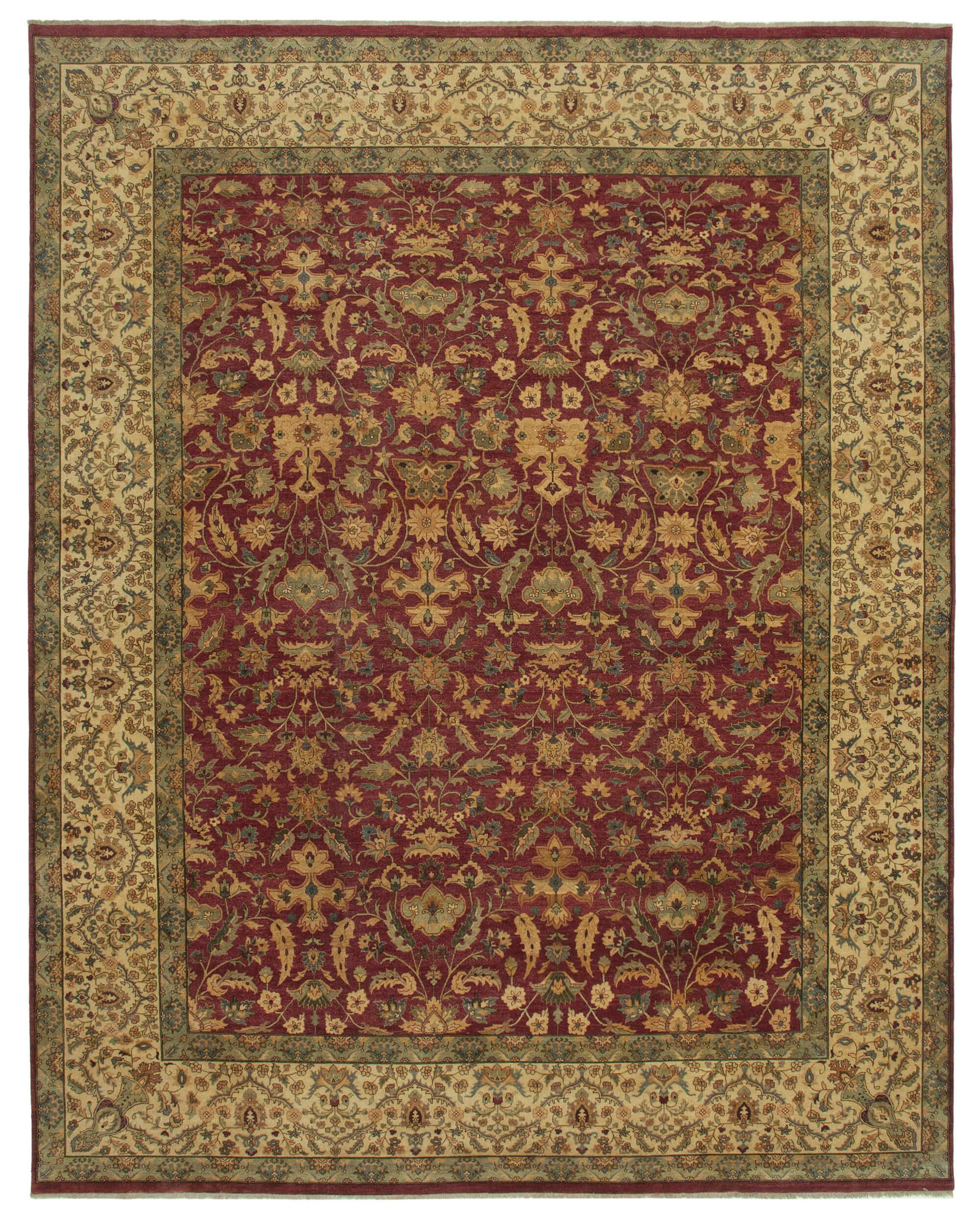 12 x 15 Red Oushak Rug - 4178