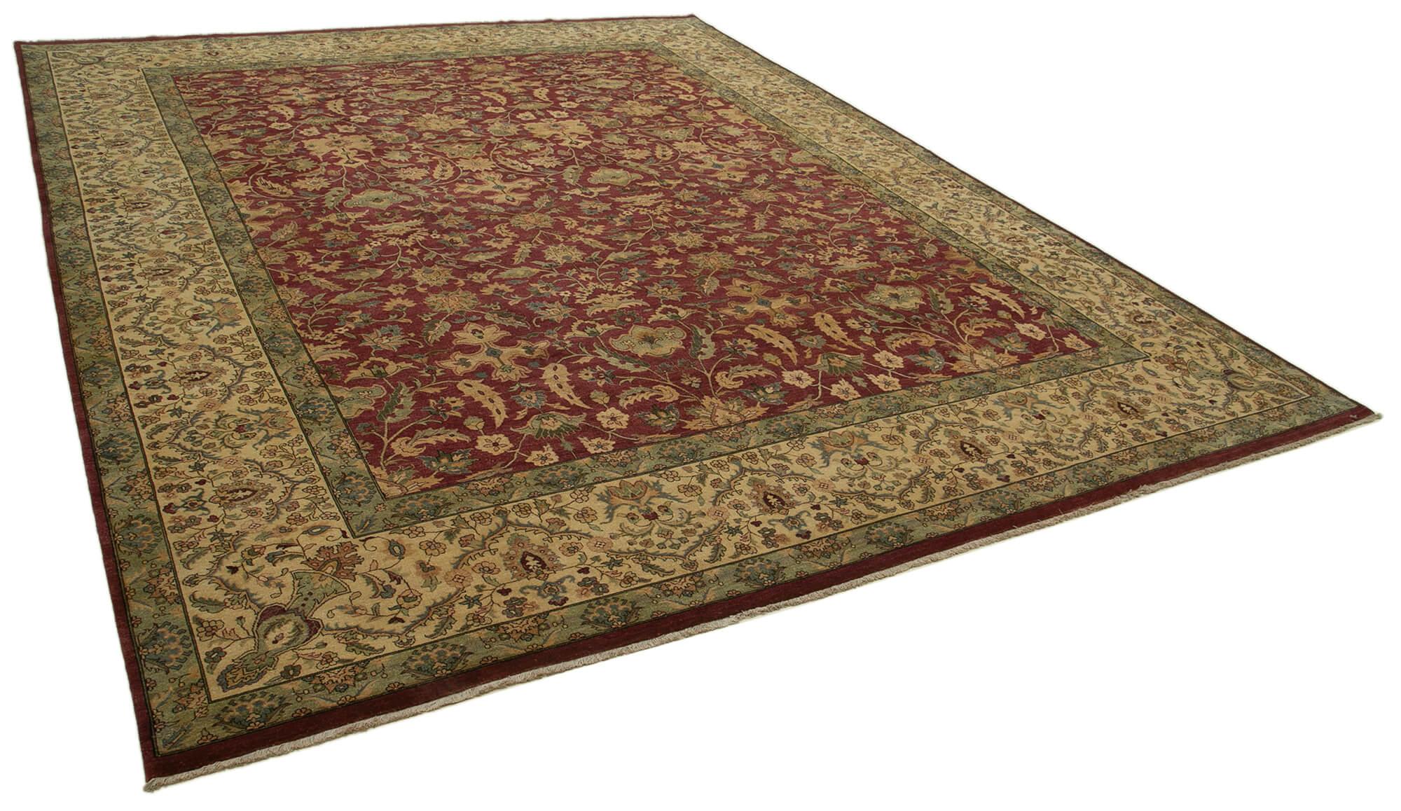 12 x 15 Red Oushak Rug - 4178