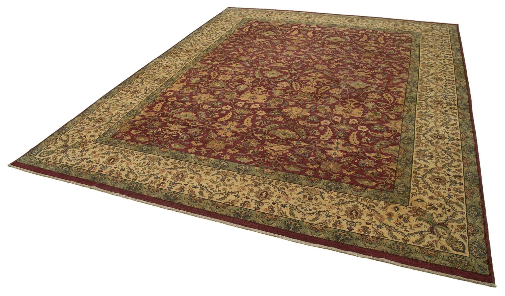 12 x 15 Red Oushak Rug - 4178