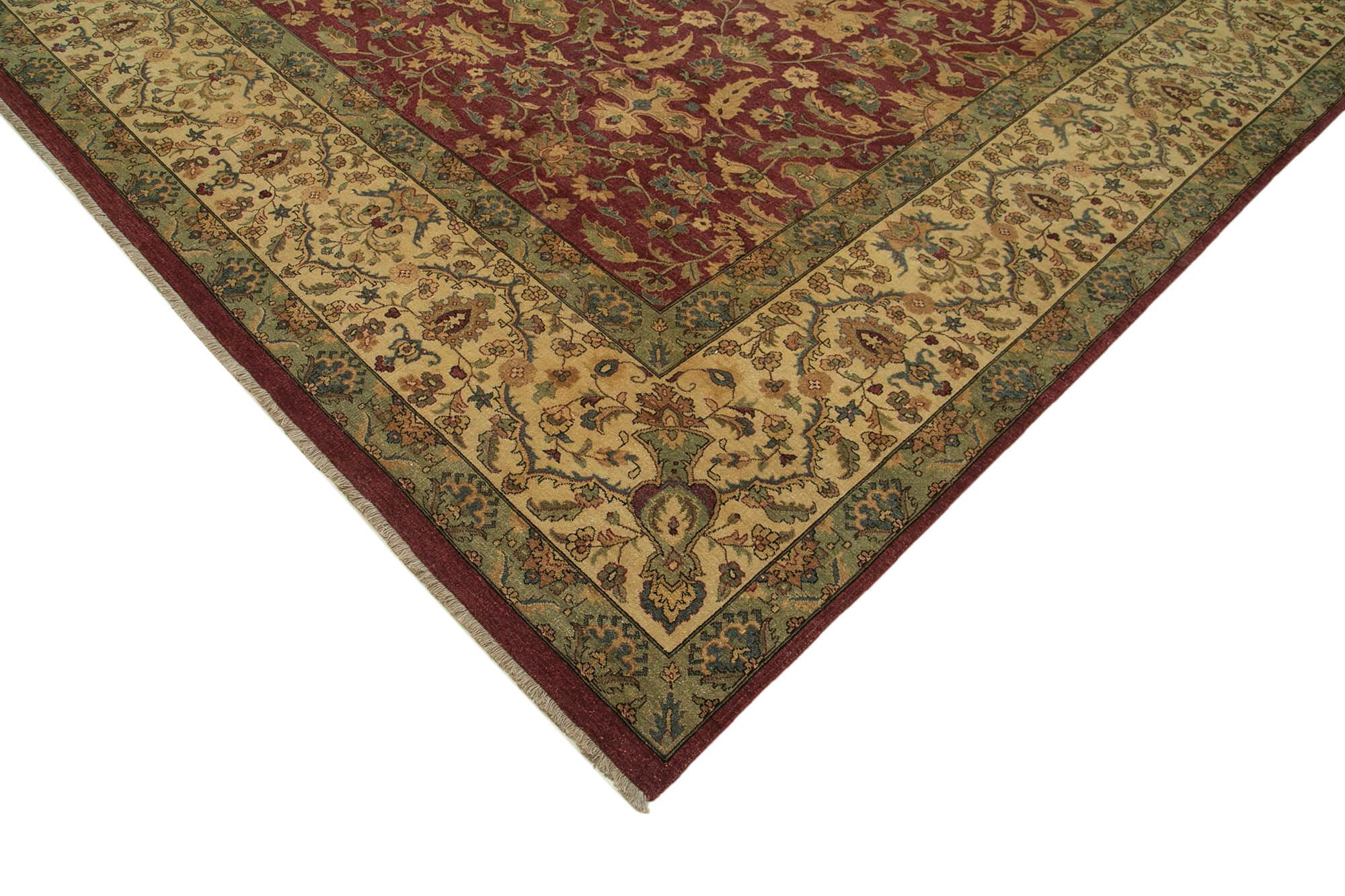 12 x 15 Red Oushak Rug - 4178