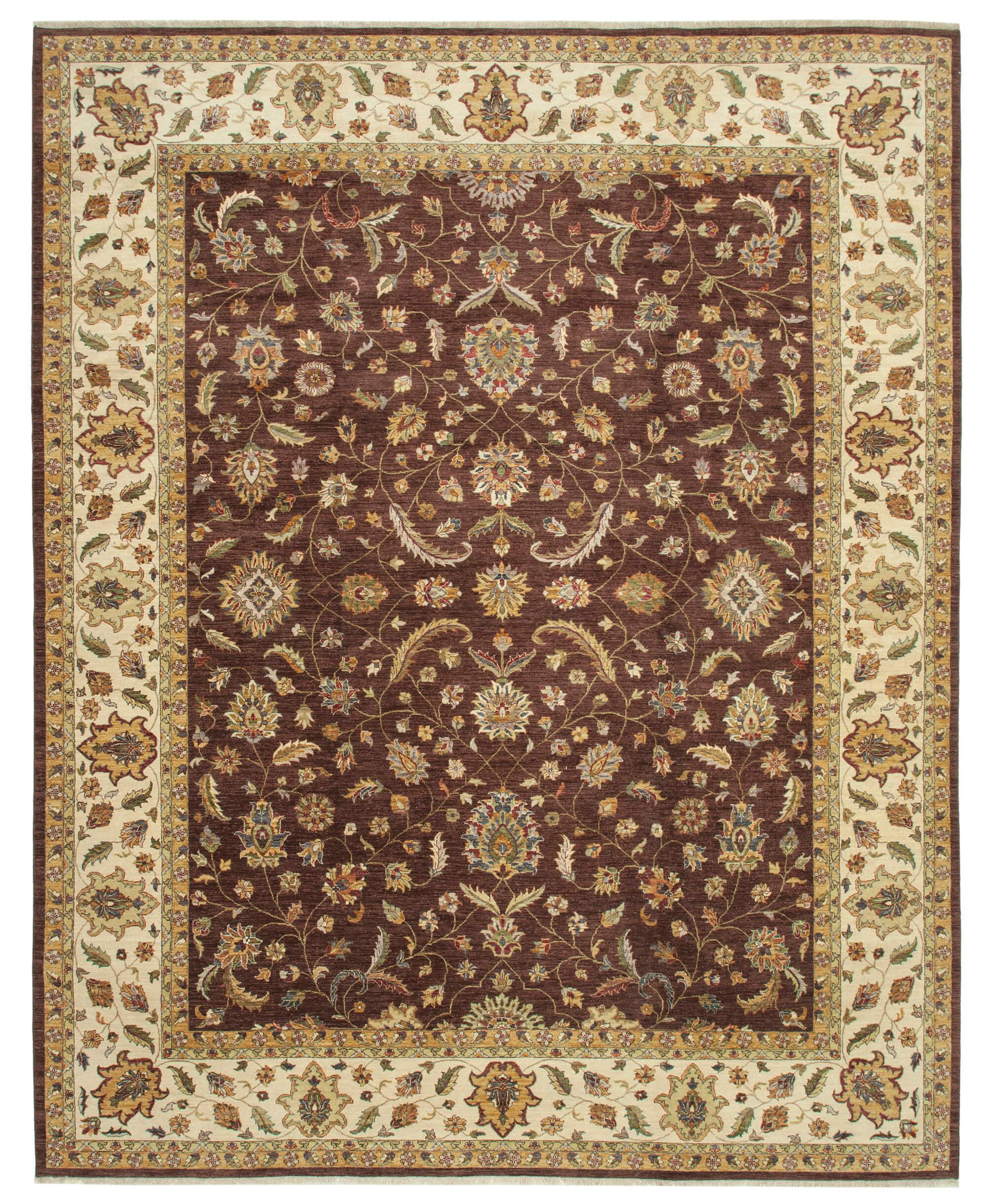 12 x 15 Brown Oushak Rug - 4181