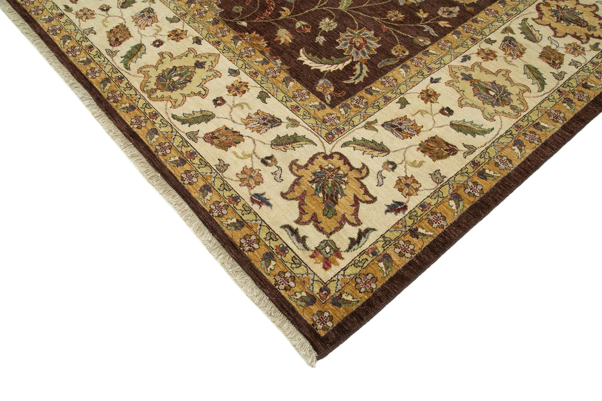 12 x 15 Brown Oushak Rug - 4181