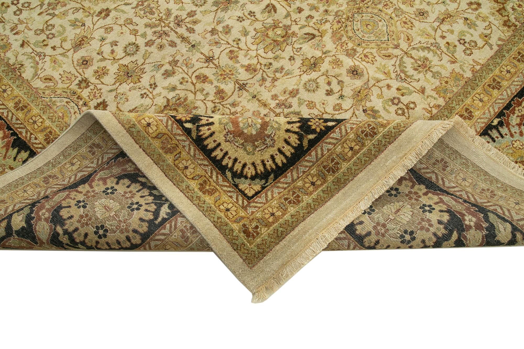 12 x 15 Beige Oushak Rug - 4184