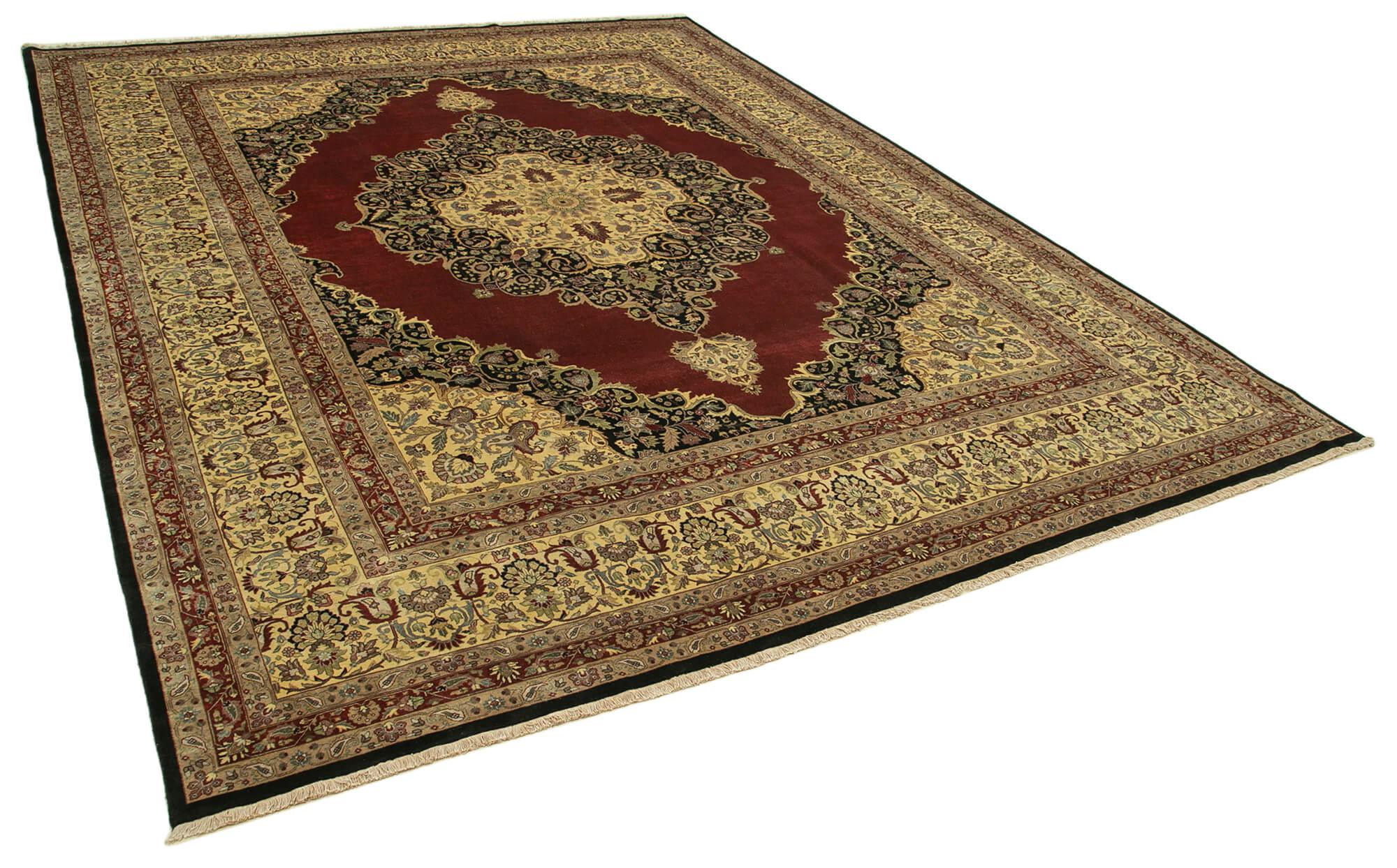 12 x 15 Beige Oushak Rug - 4185