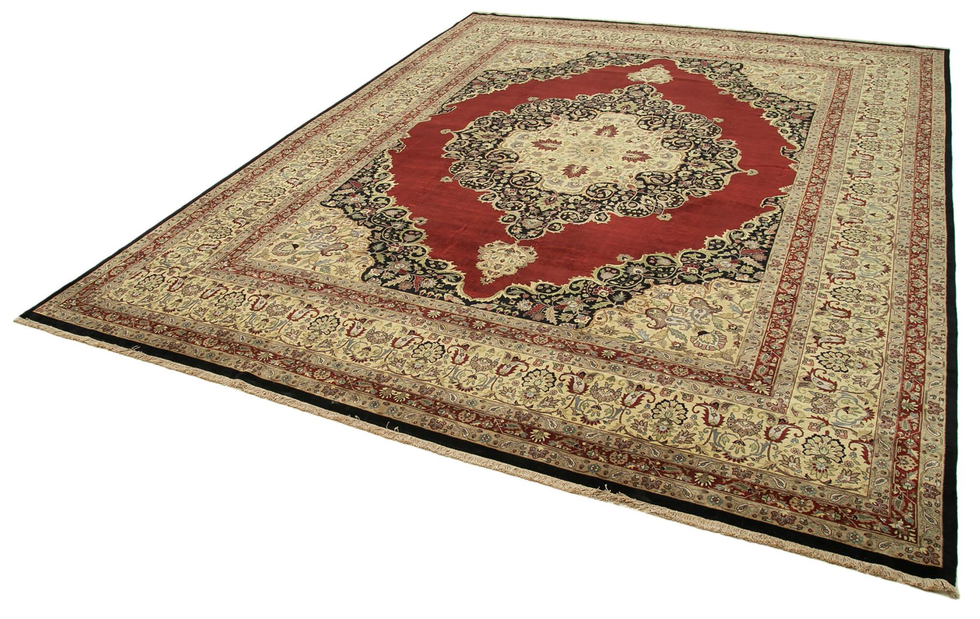 12 x 15 Beige Oushak Rug - 4185