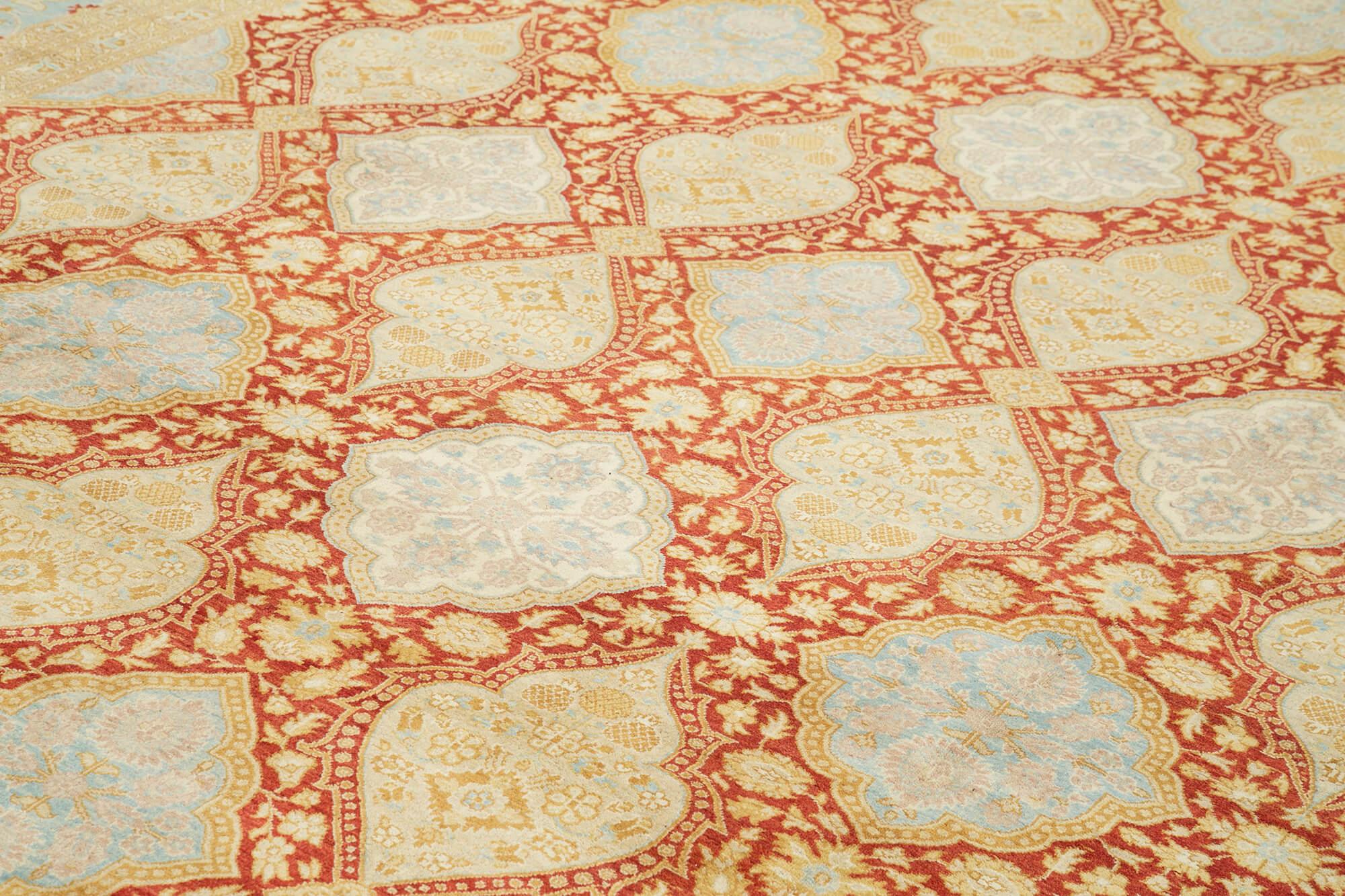 12 x 17 Yellow Oushak Rug - 4186