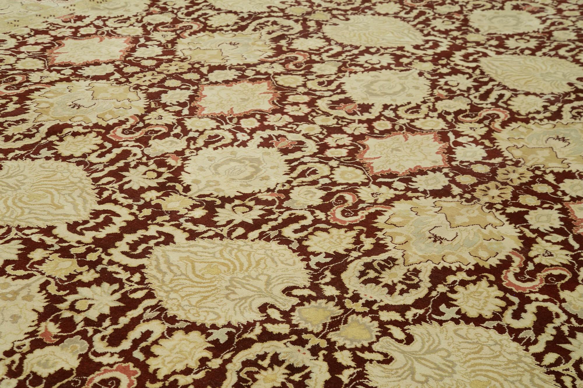 13 x 18 Beige Oushak Rug - 4188