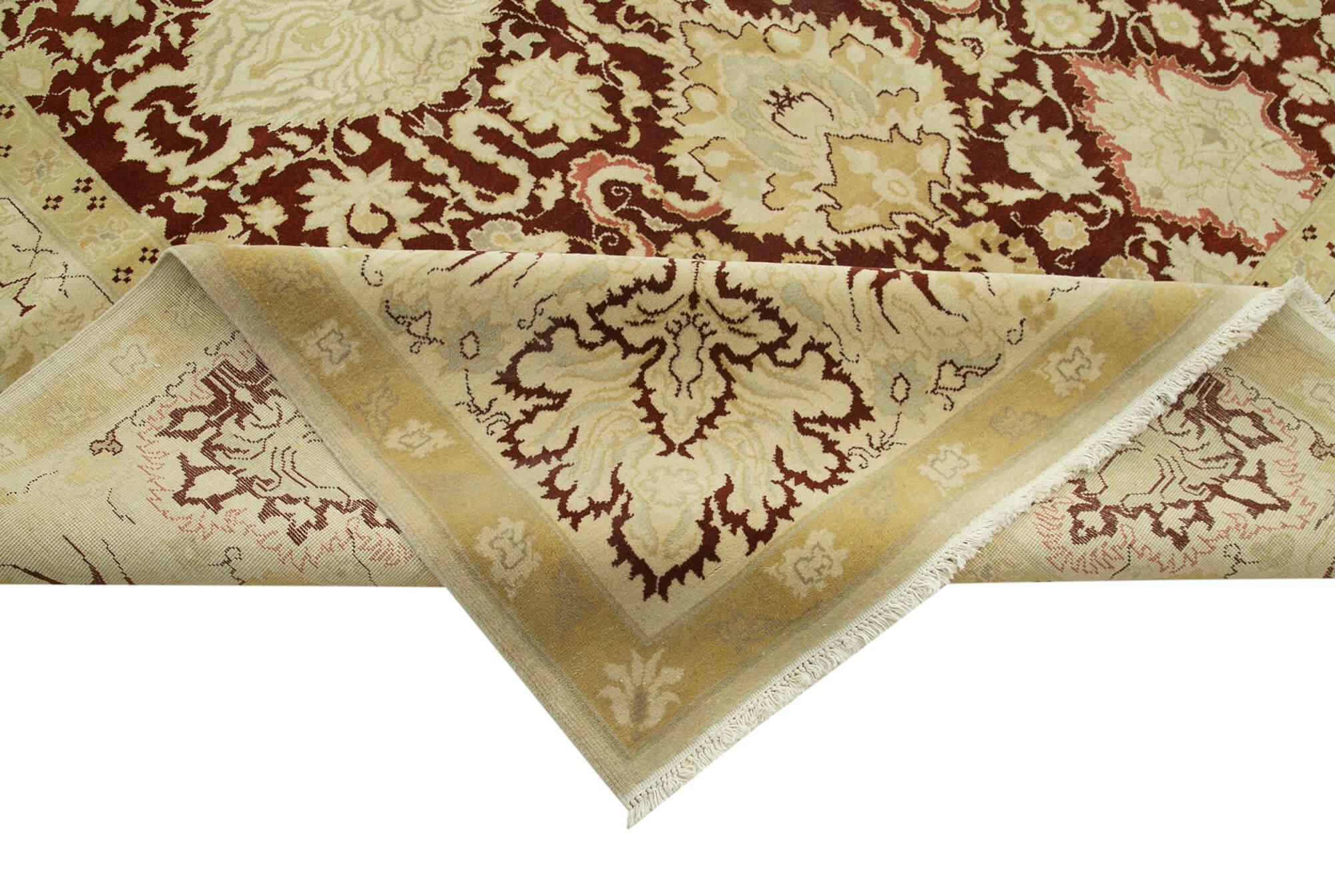 13 x 18 Beige Oushak Rug - 4188